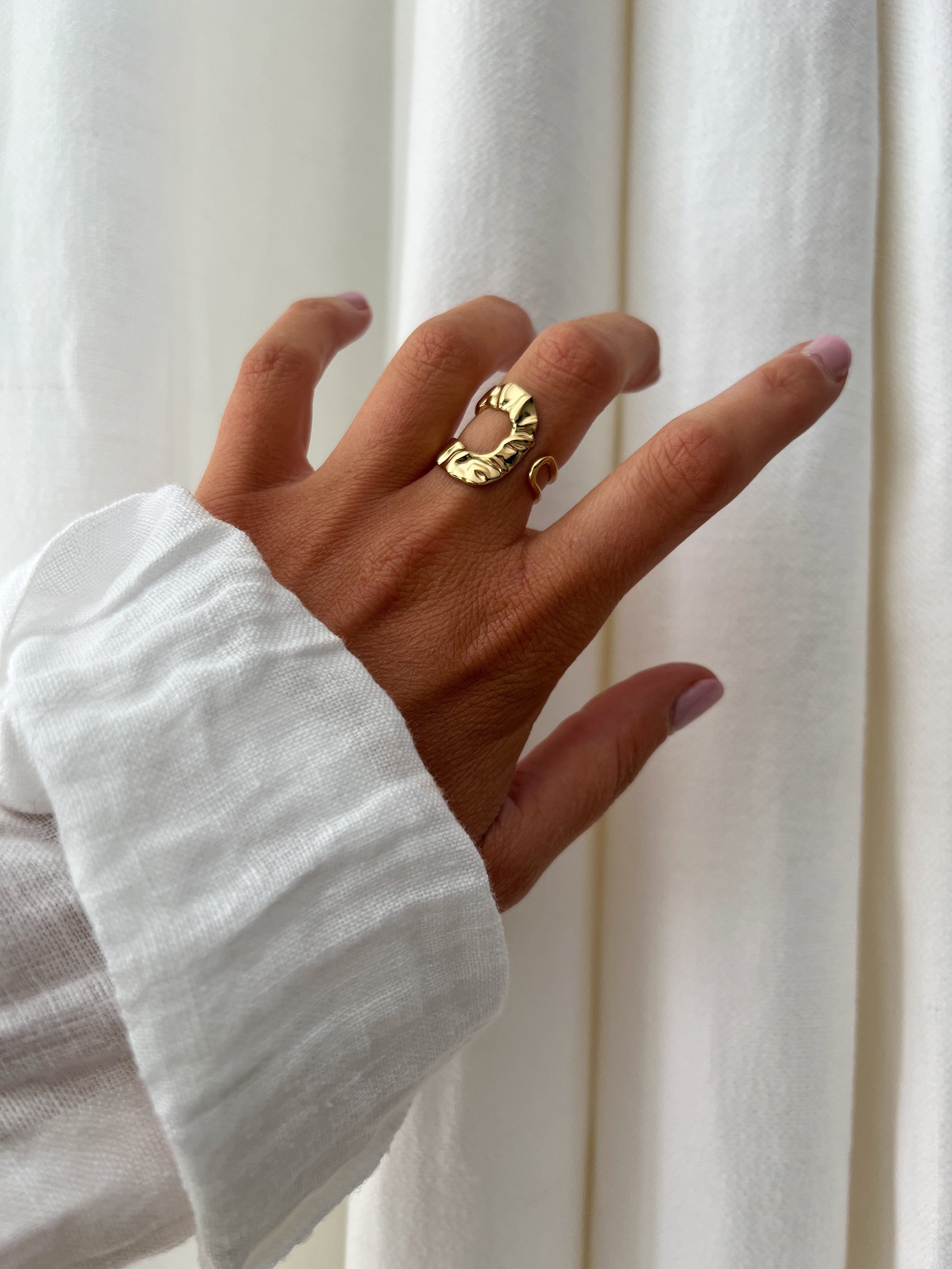 Bague Yeva - dorée - Image 3