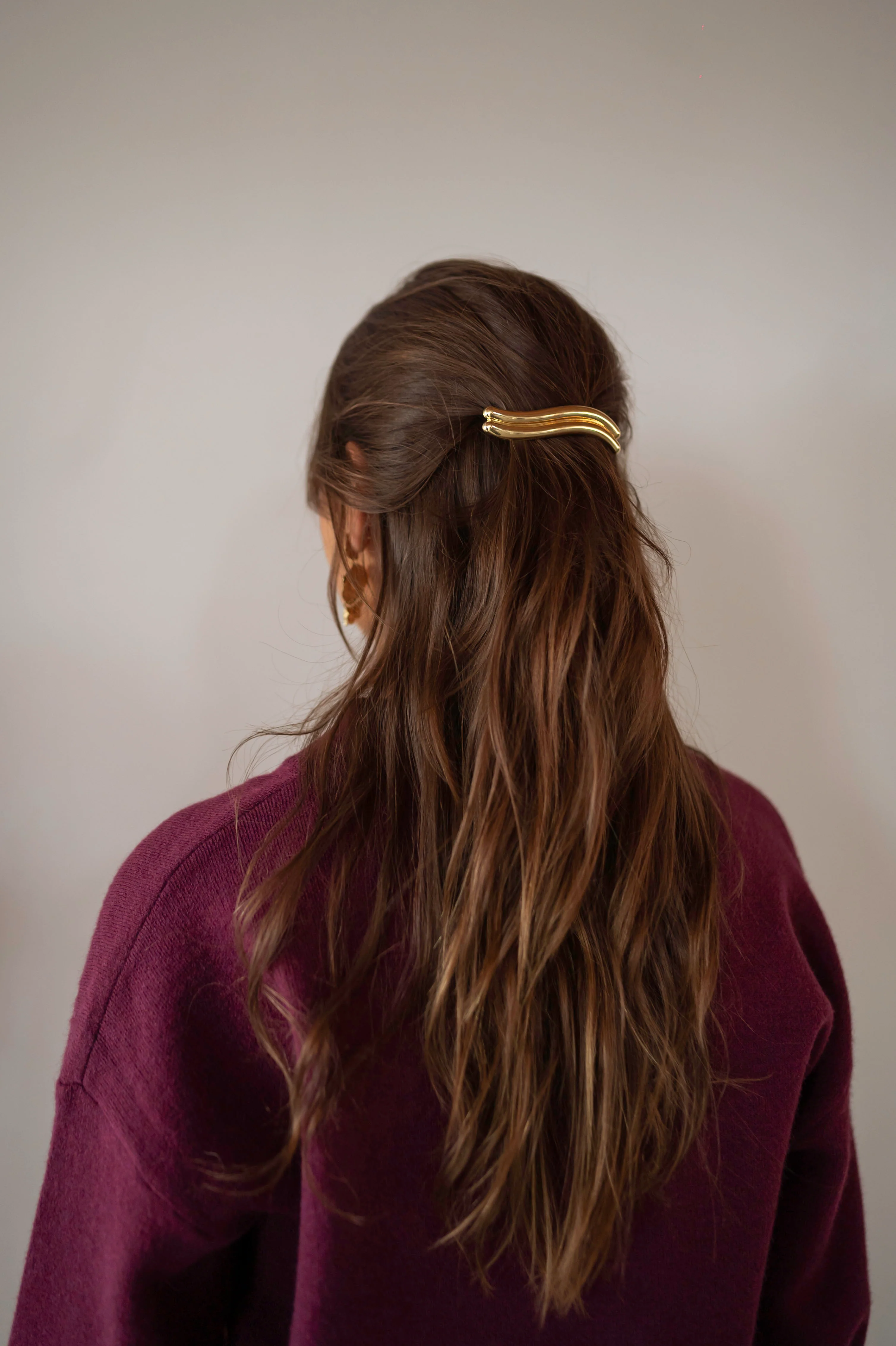 Barrette Rabo - dorée - Image 2
