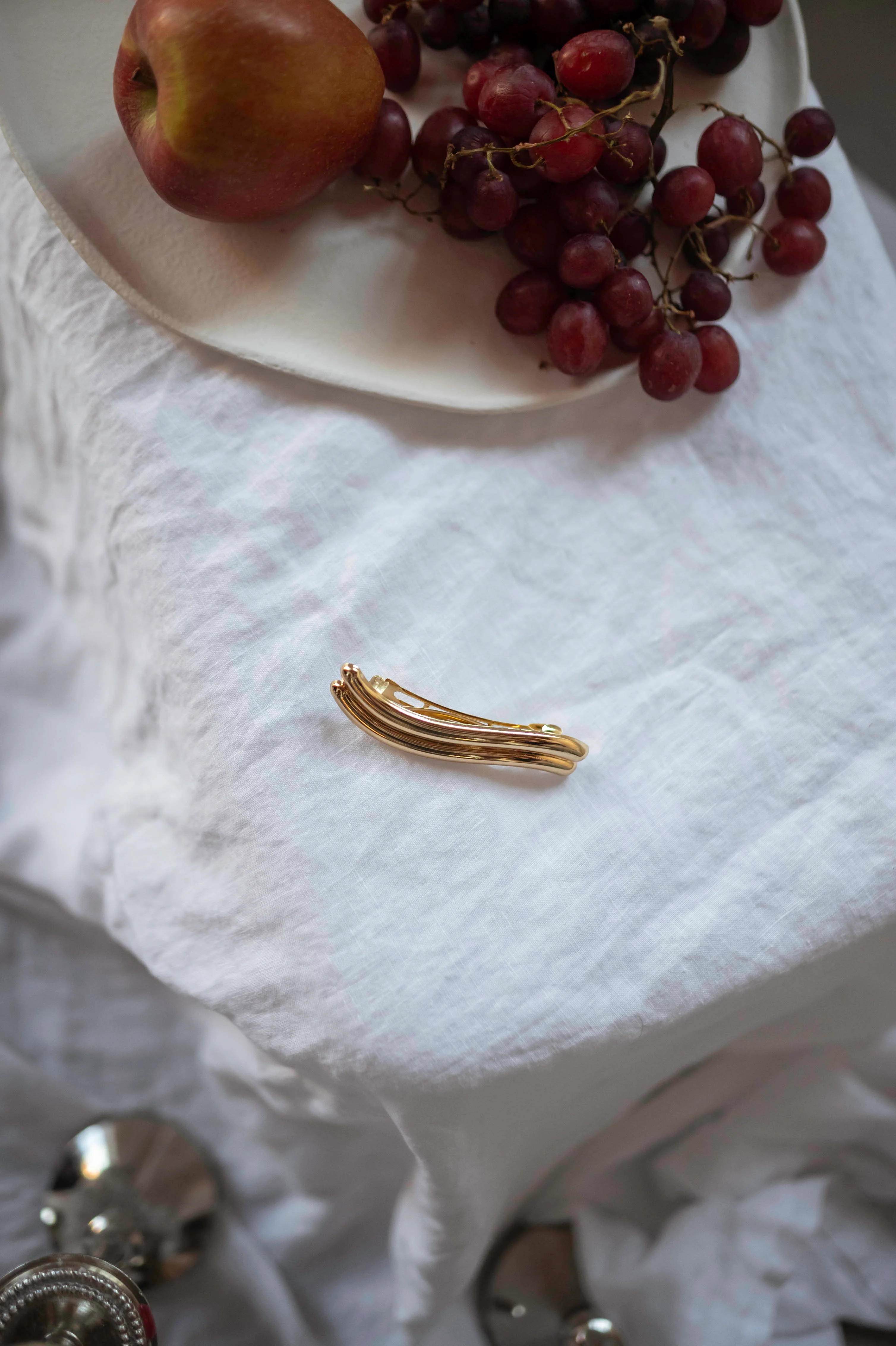 Barrette Rabo - dorée - Image 3