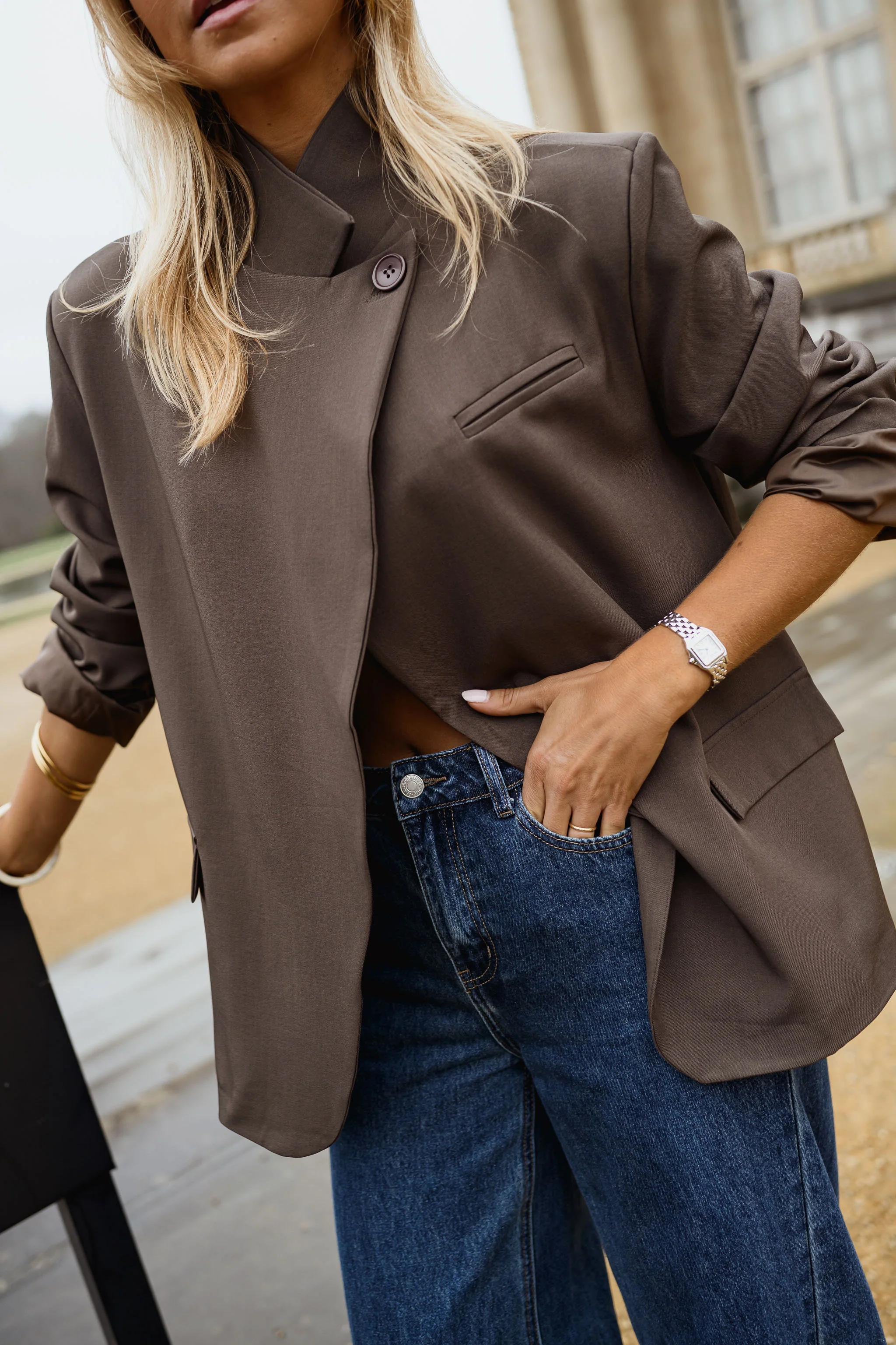 Blazer Doris - brun - Image 3