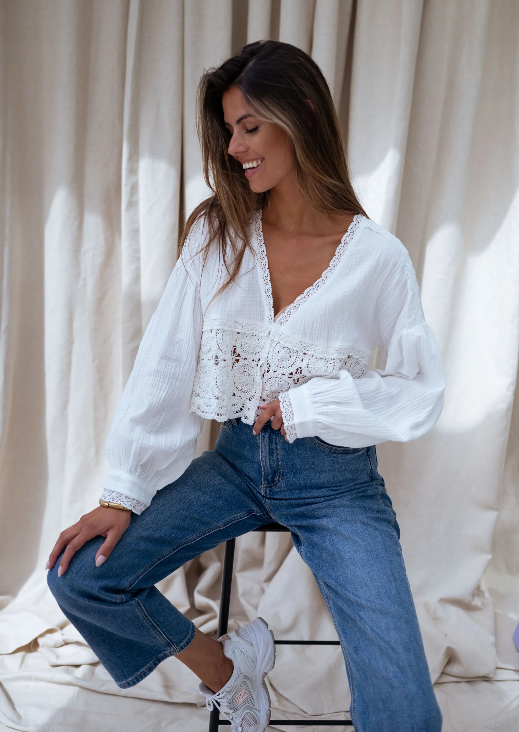 Blouse Aldo - écrue - Image 7