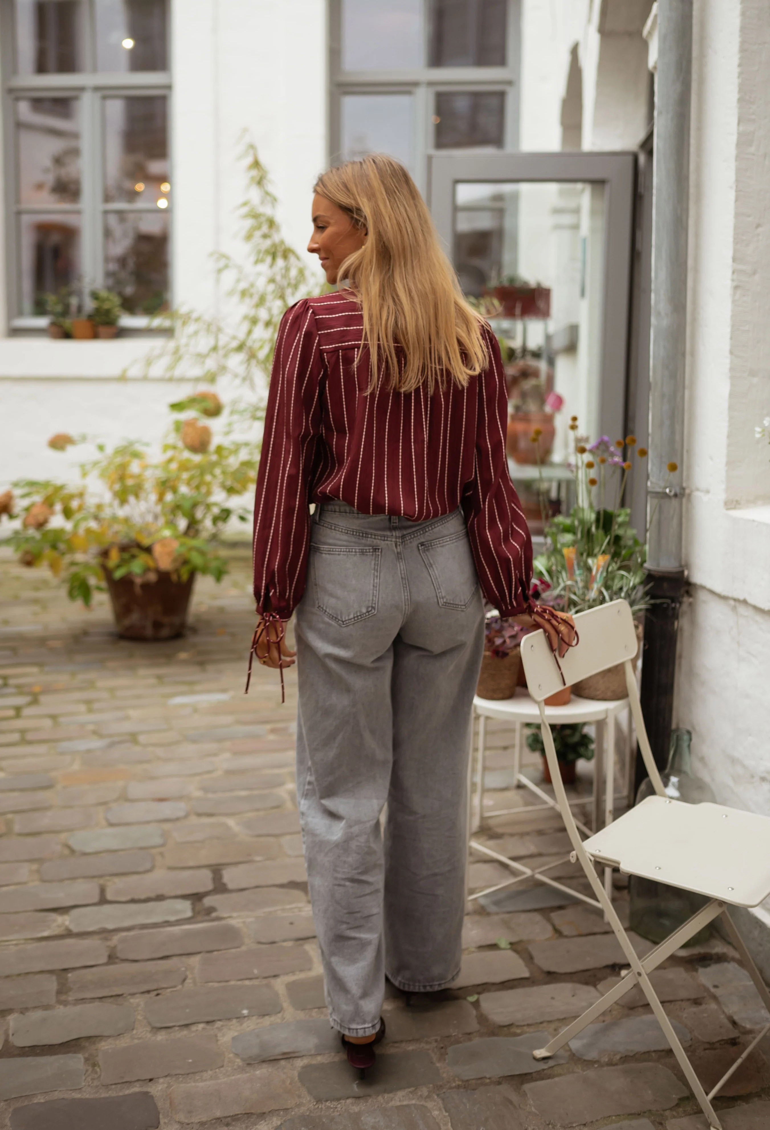 Blouse Dorli - bordeaux - Image 4