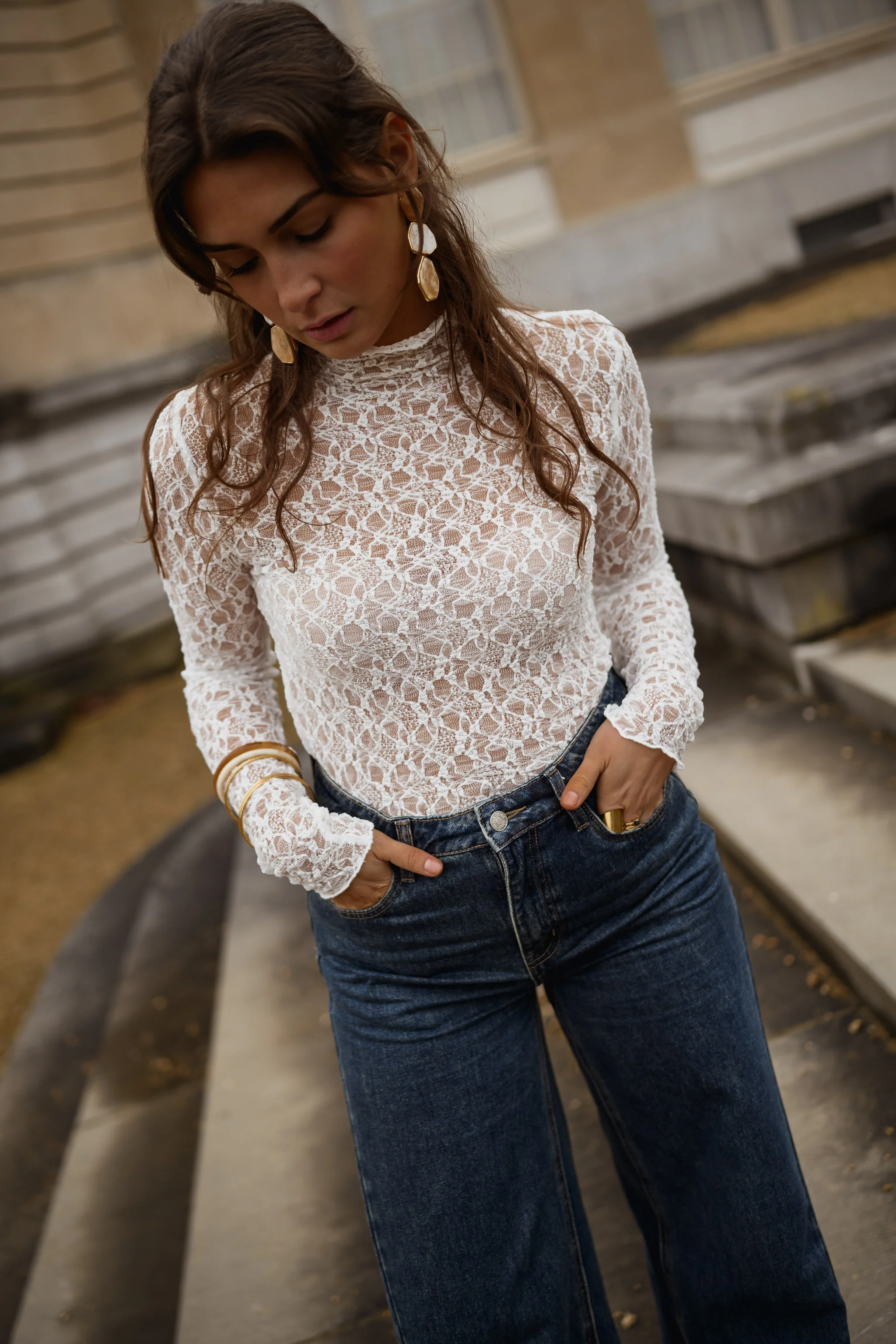 Blouse Francine - blanche - Image 7