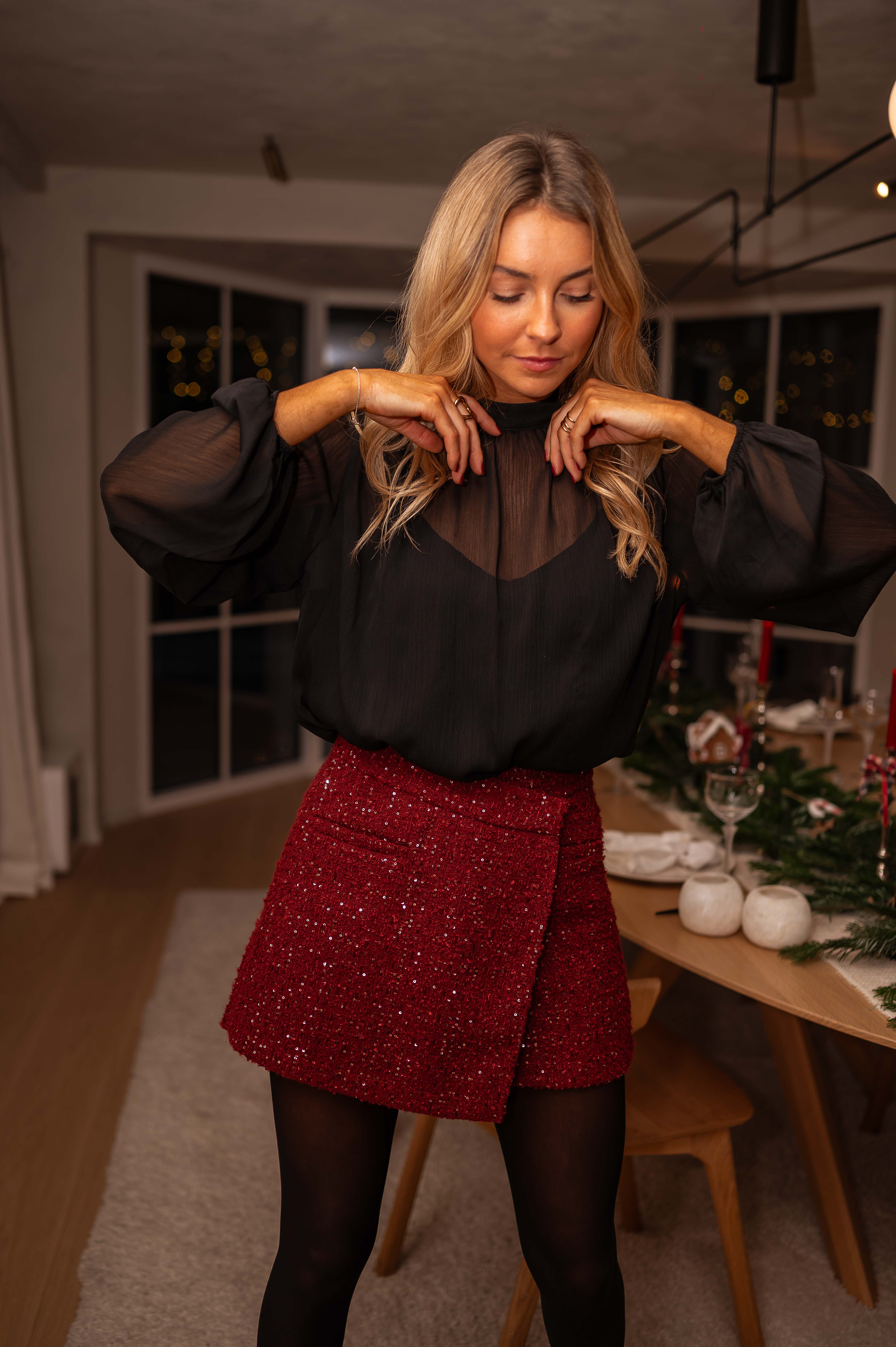 Blouse Idea création - noire - Image 4