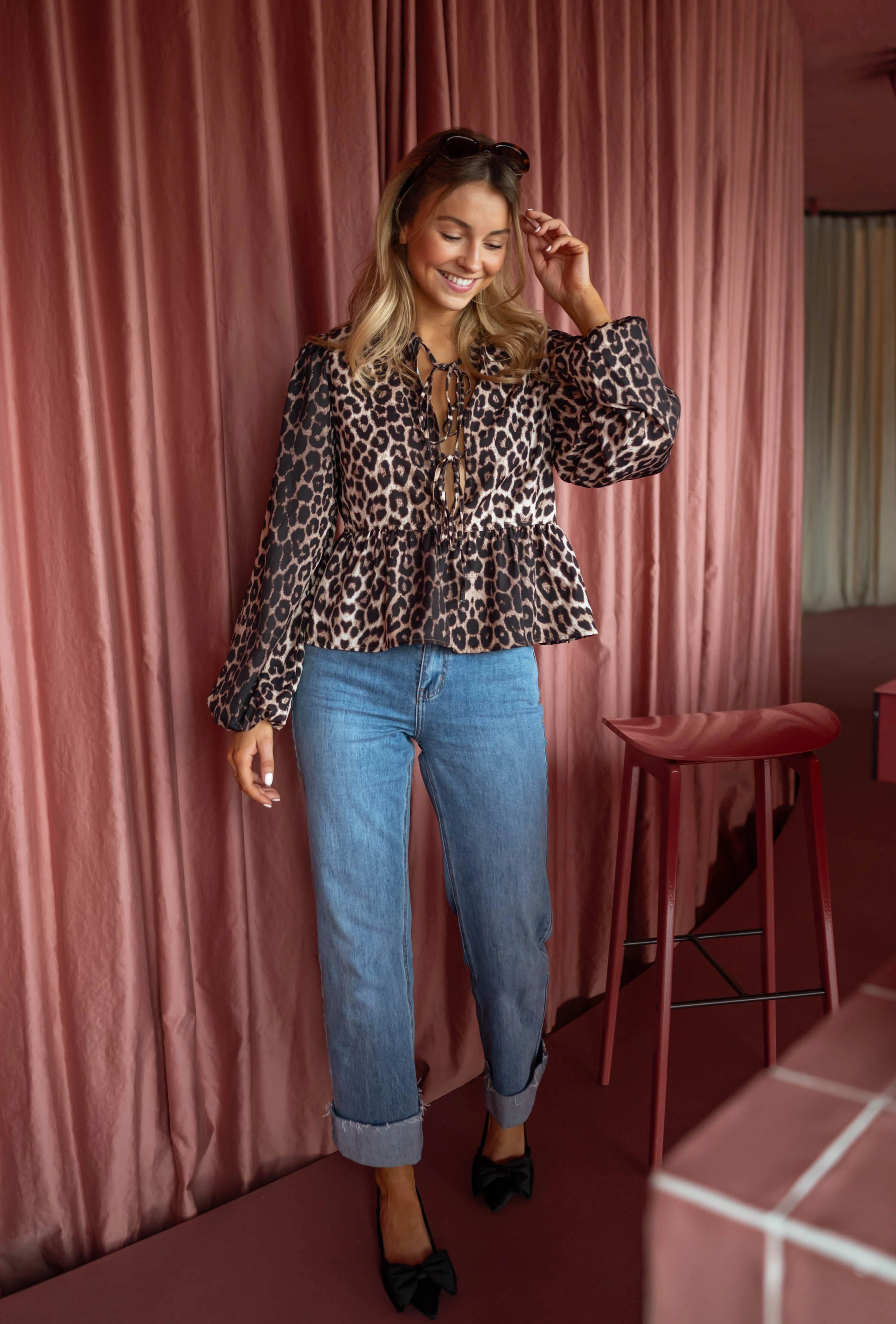Blouse Maité - léopard - Image 2