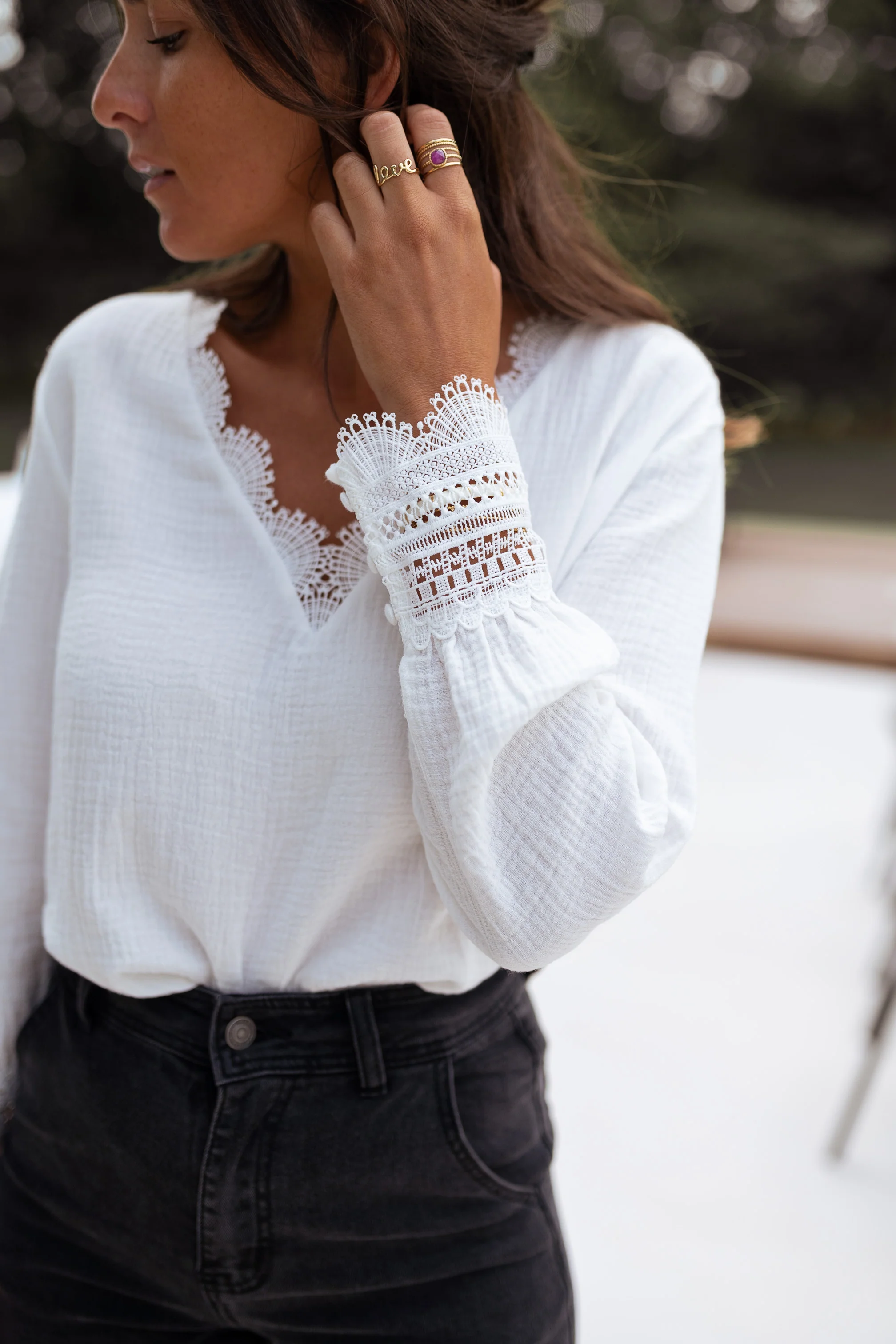 Blouse Marka - écrue - Image 3