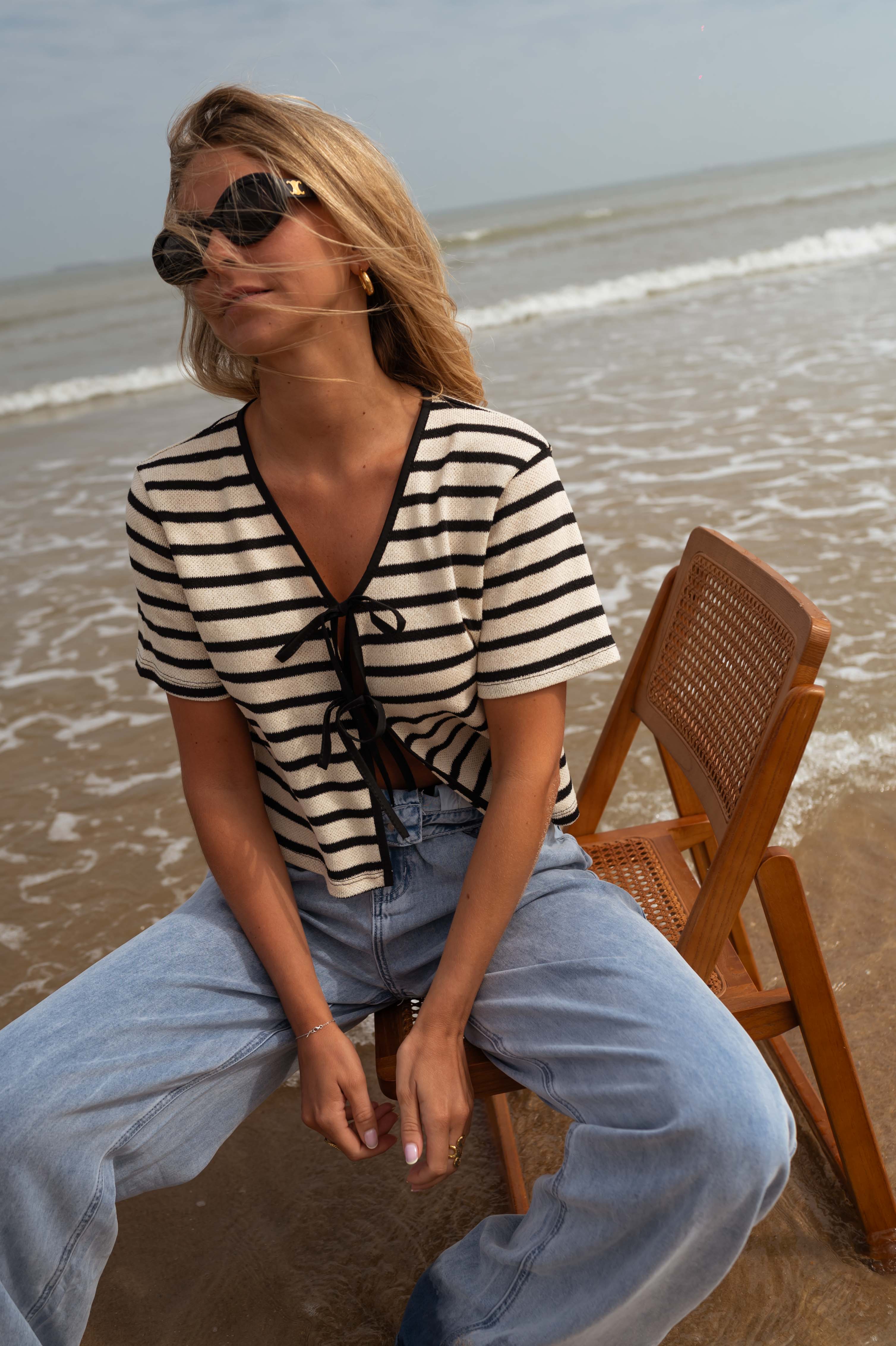 Blouse Paloma - à lignes - Image 6