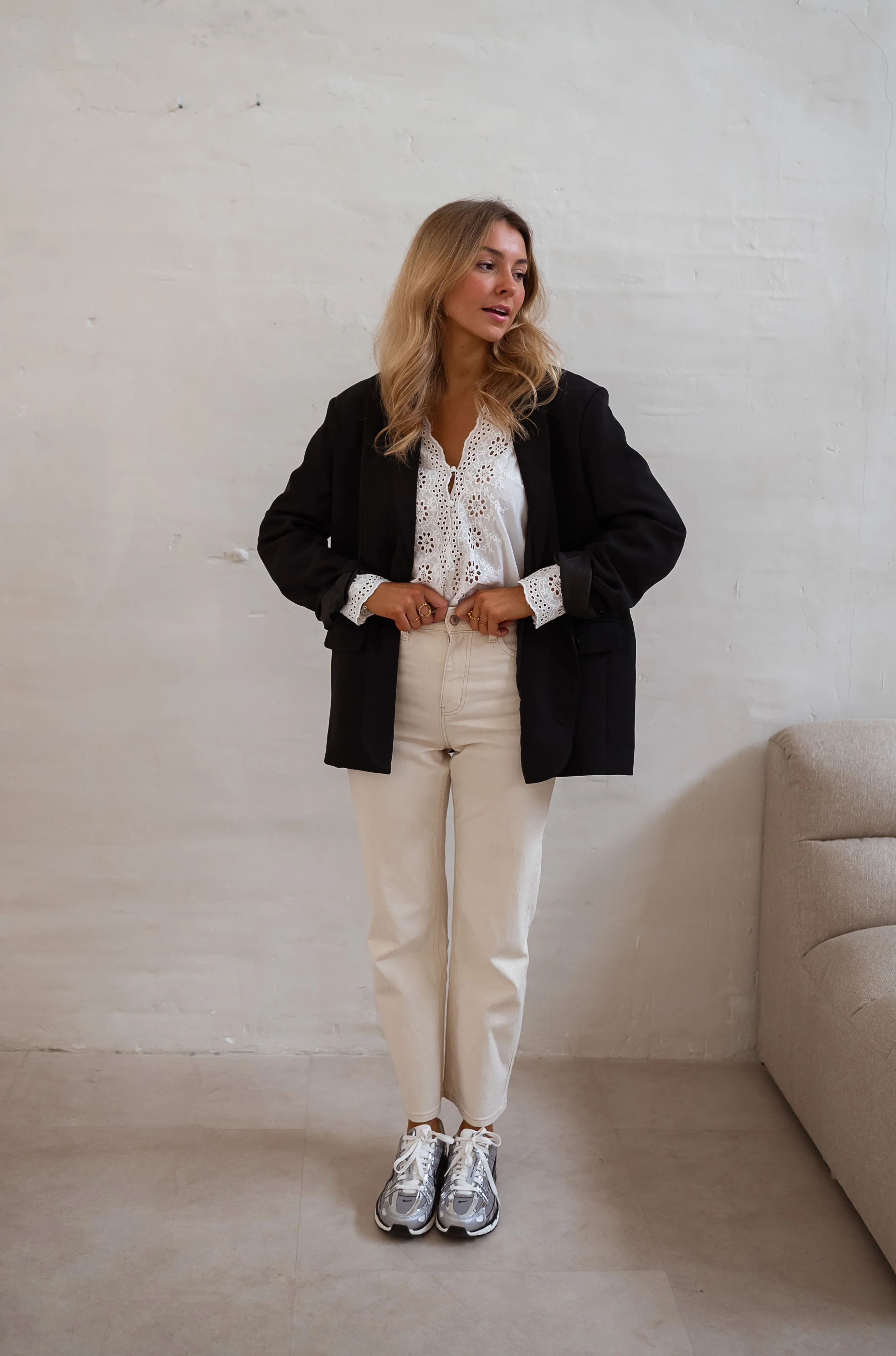 Blouse Ruby - écrue à broderie - Image 2