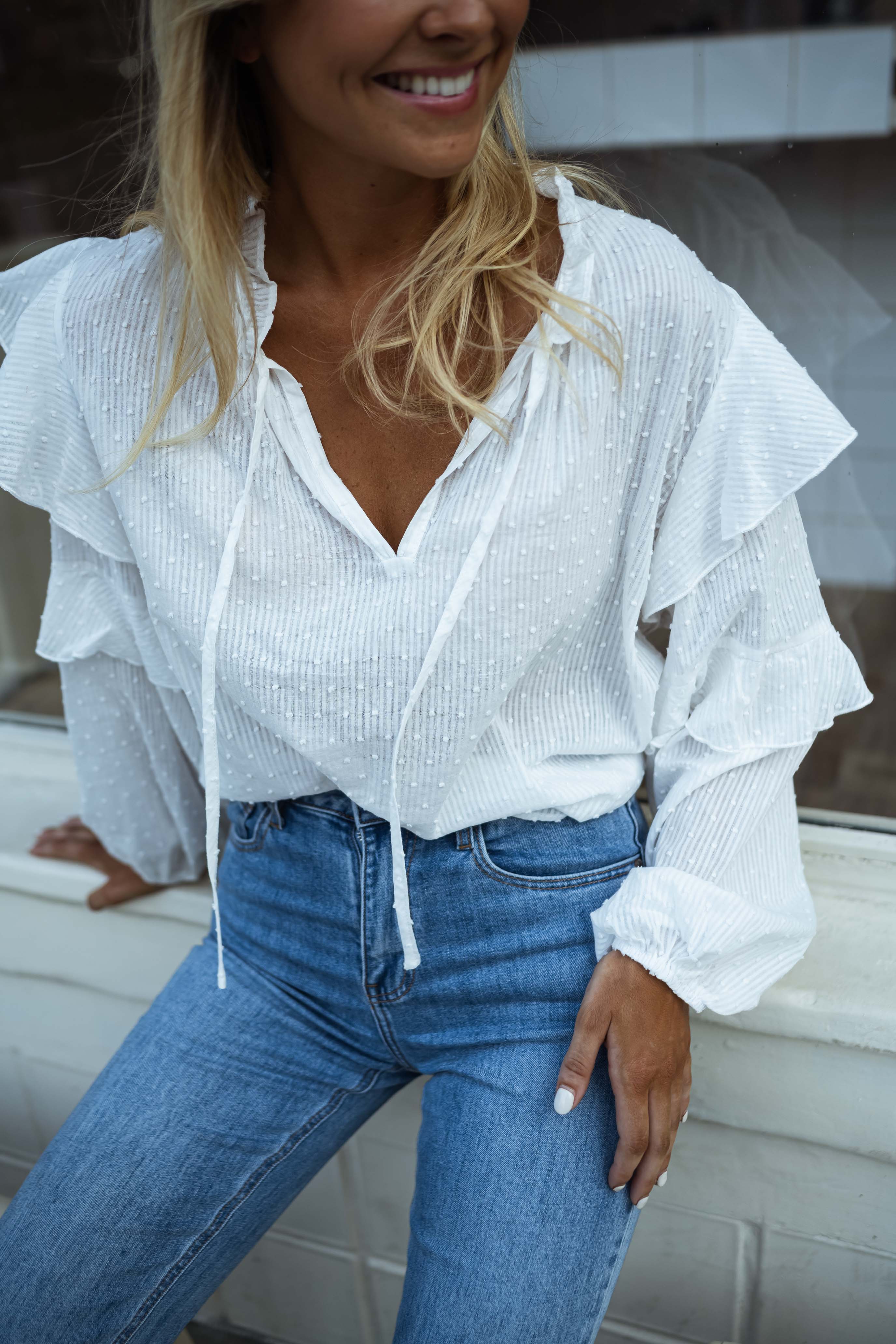 Blouse Tiega - écrue - Image 4