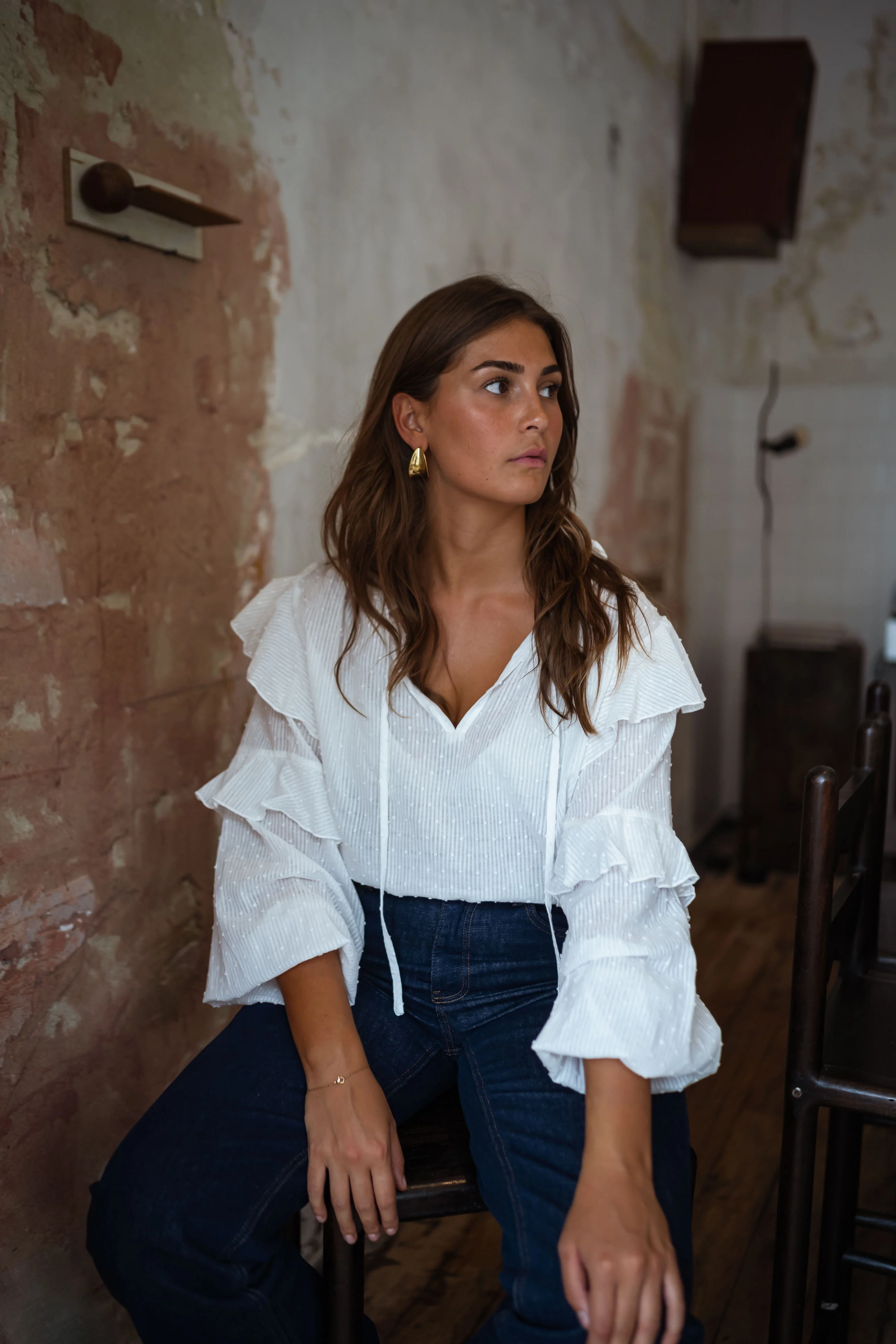 Blouse Tiega - écrue - Image 5