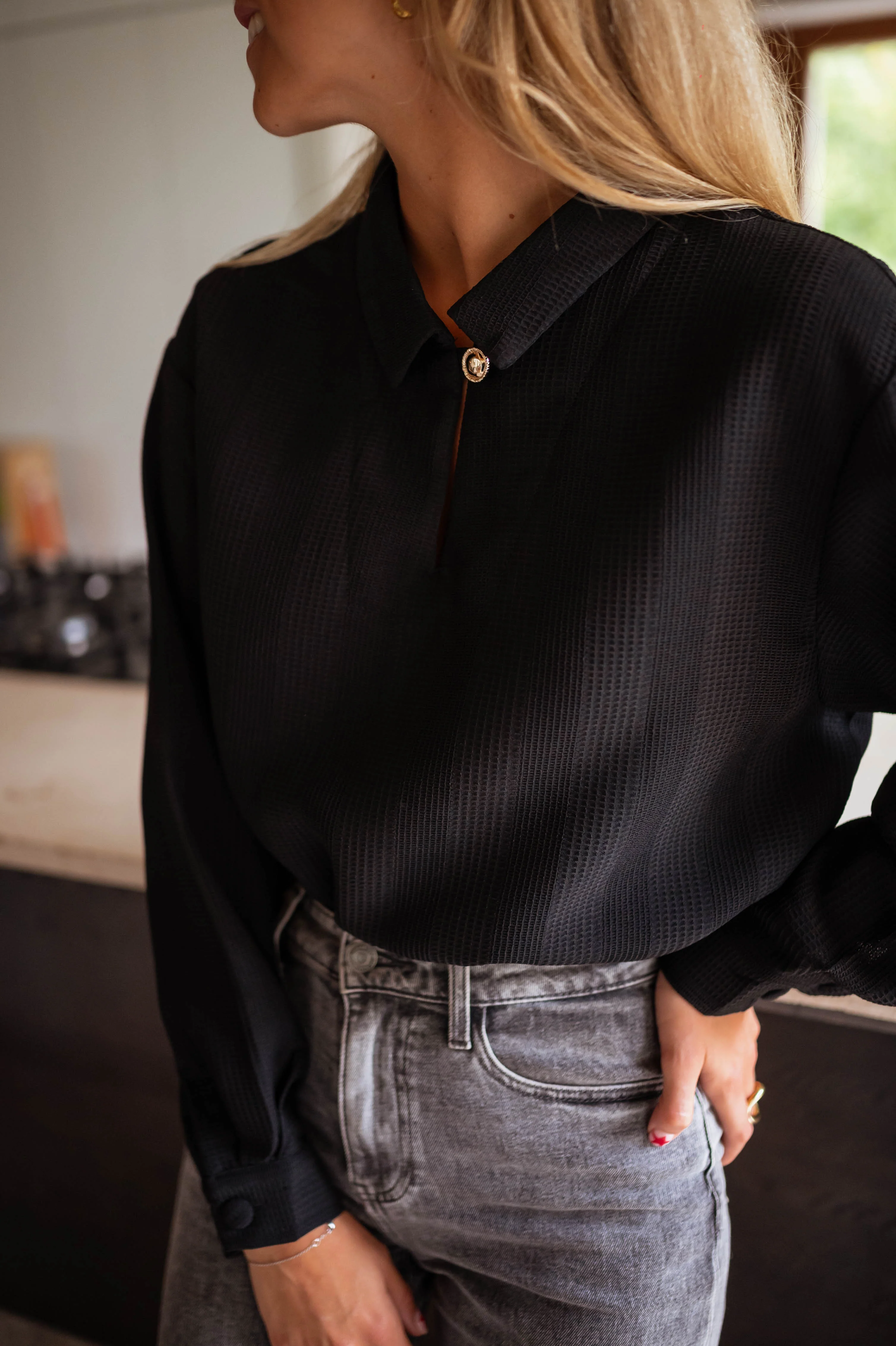 Blouse Tully - noire - Image 6