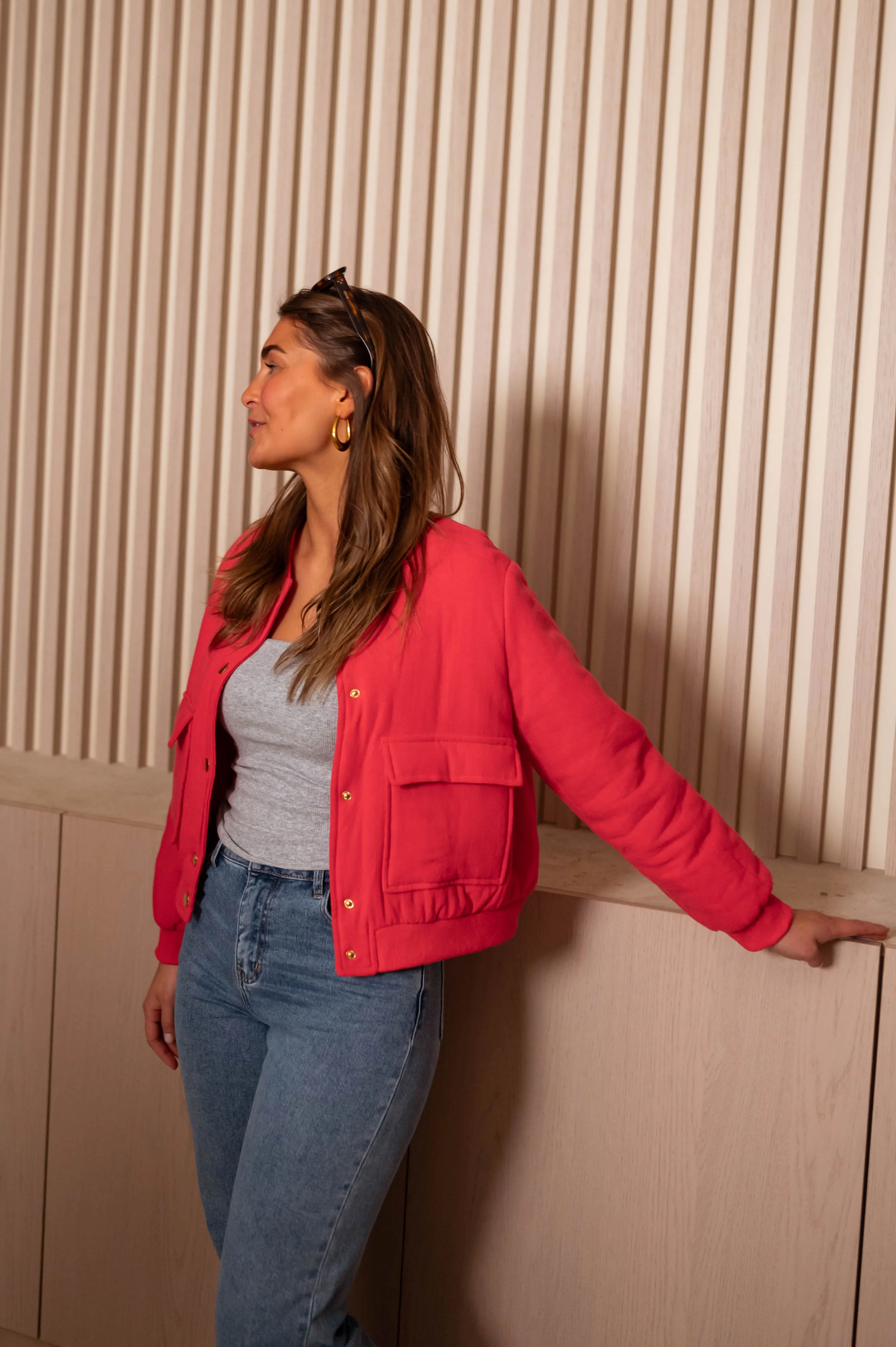 Bomber Angelina - rouge - Image 6
