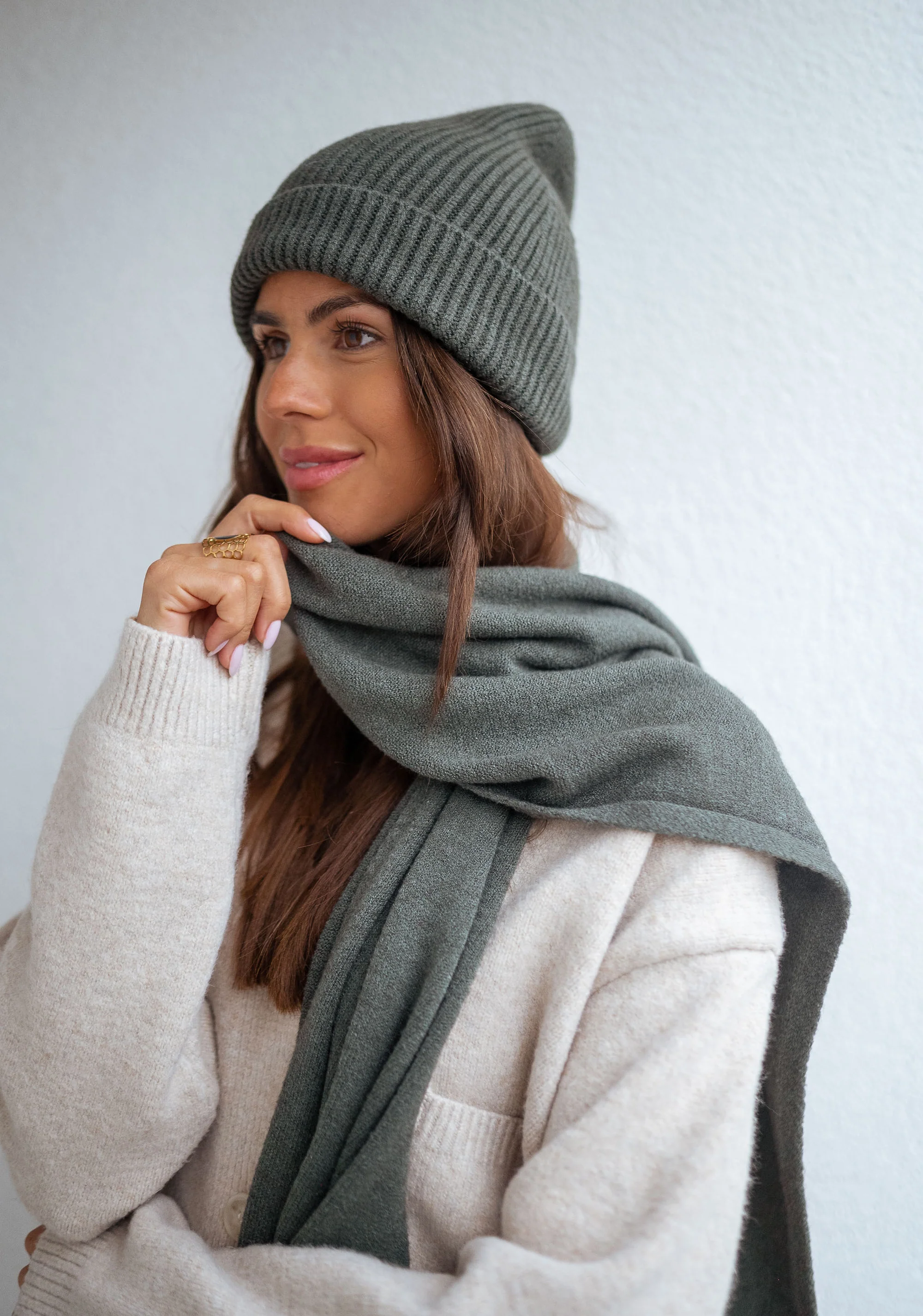 Bonnet Fady - kaki - Image 3