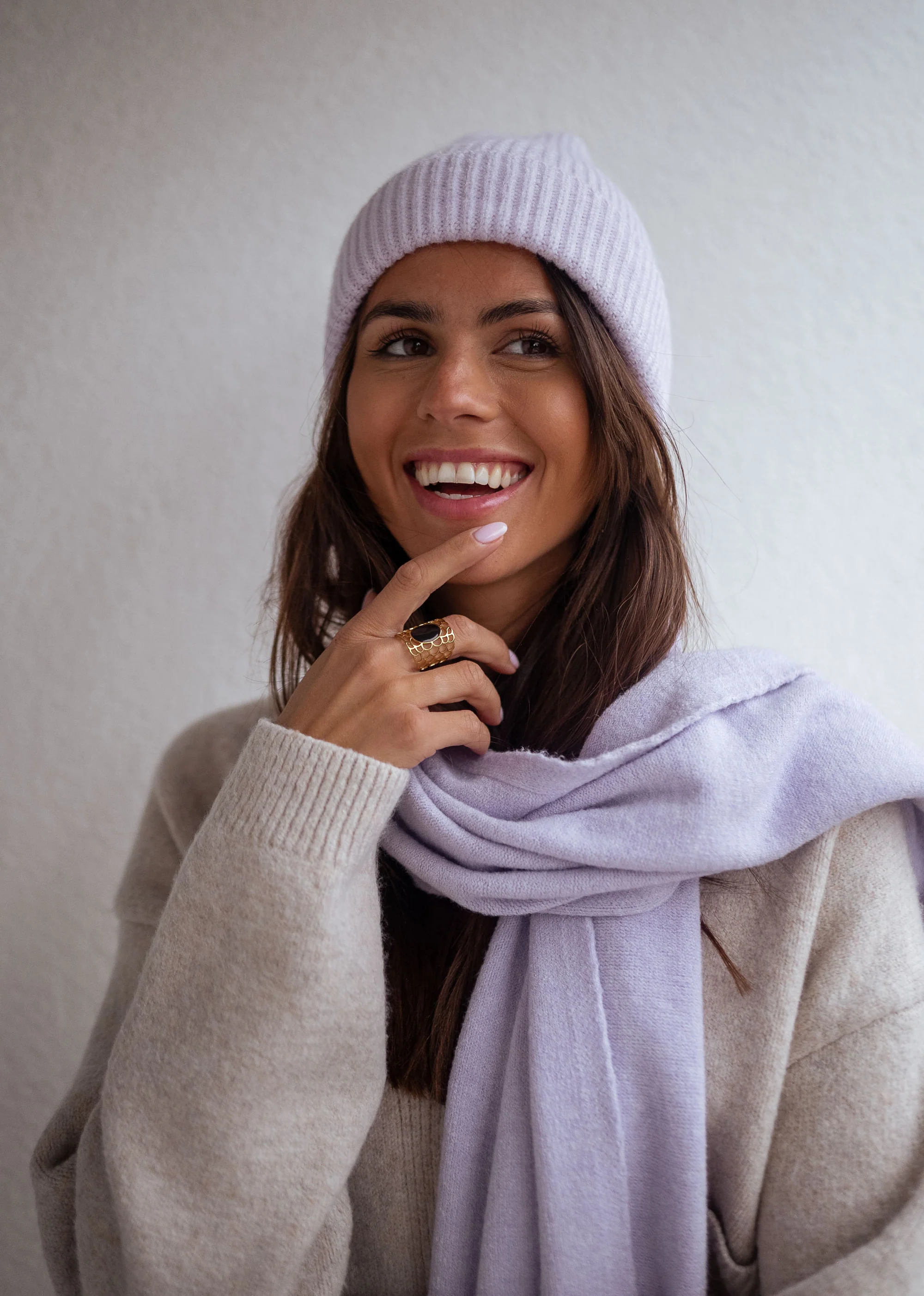 Bonnet Fady - lilas - Image 3