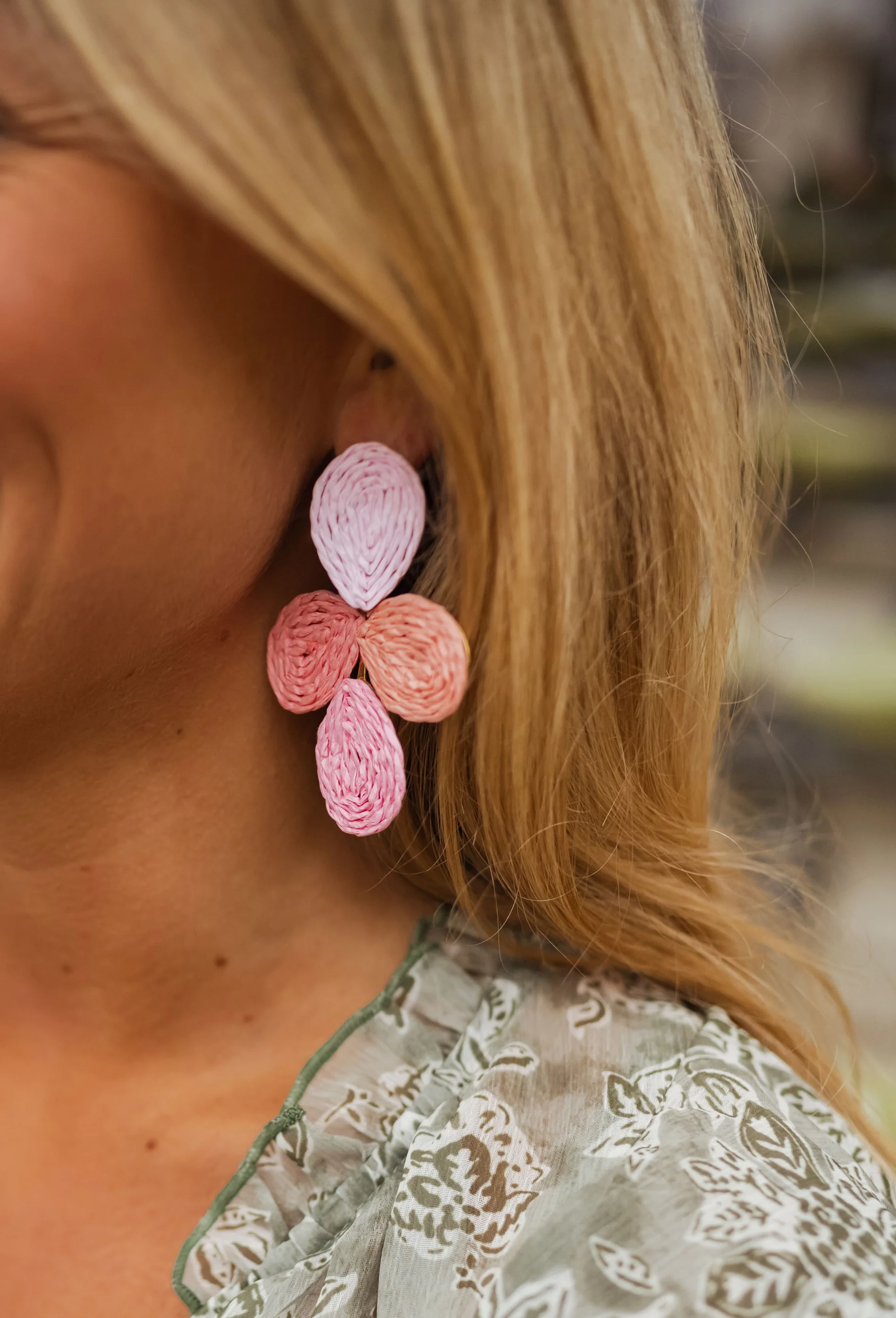 Boucles d’oreilles Aniol - rose - Image 3