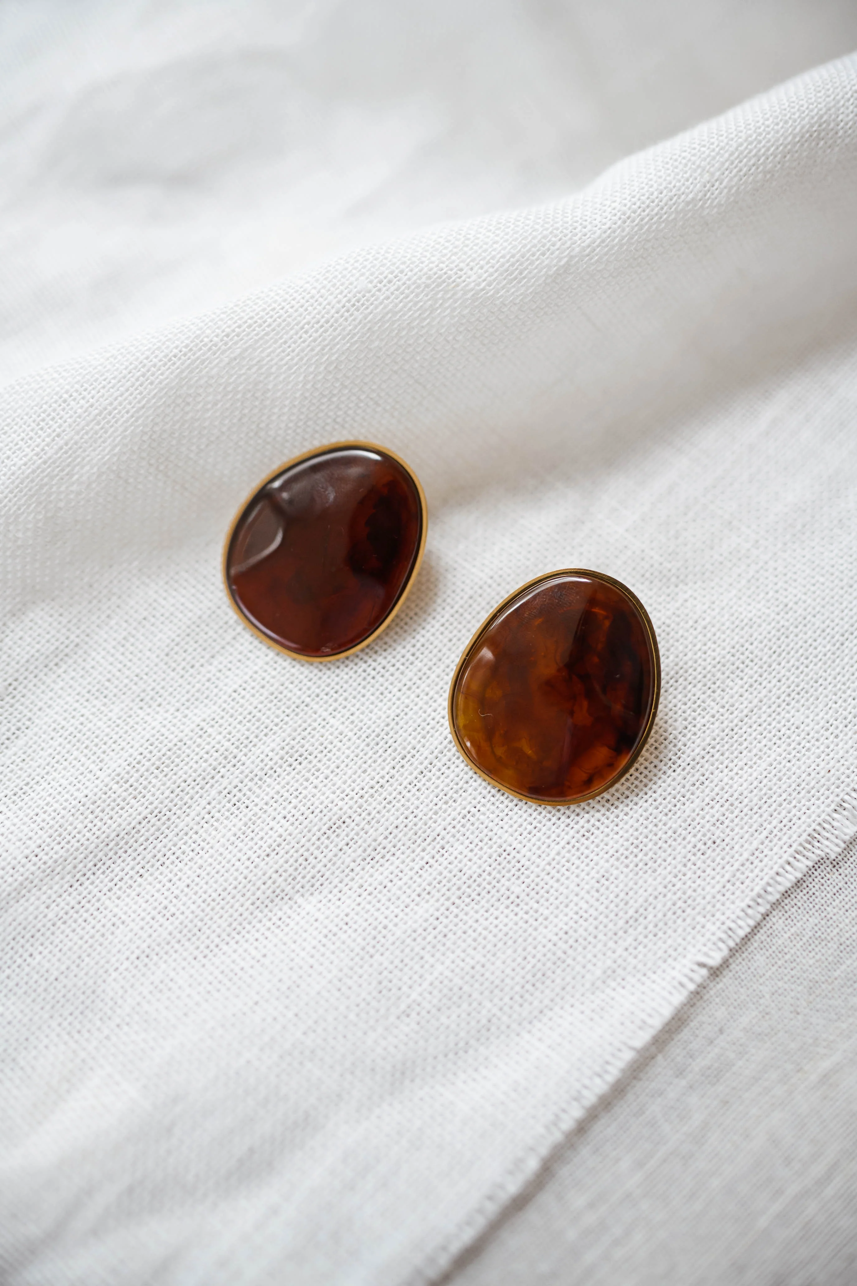 Boucles d'oreilles Louhane - brunes - Image 7