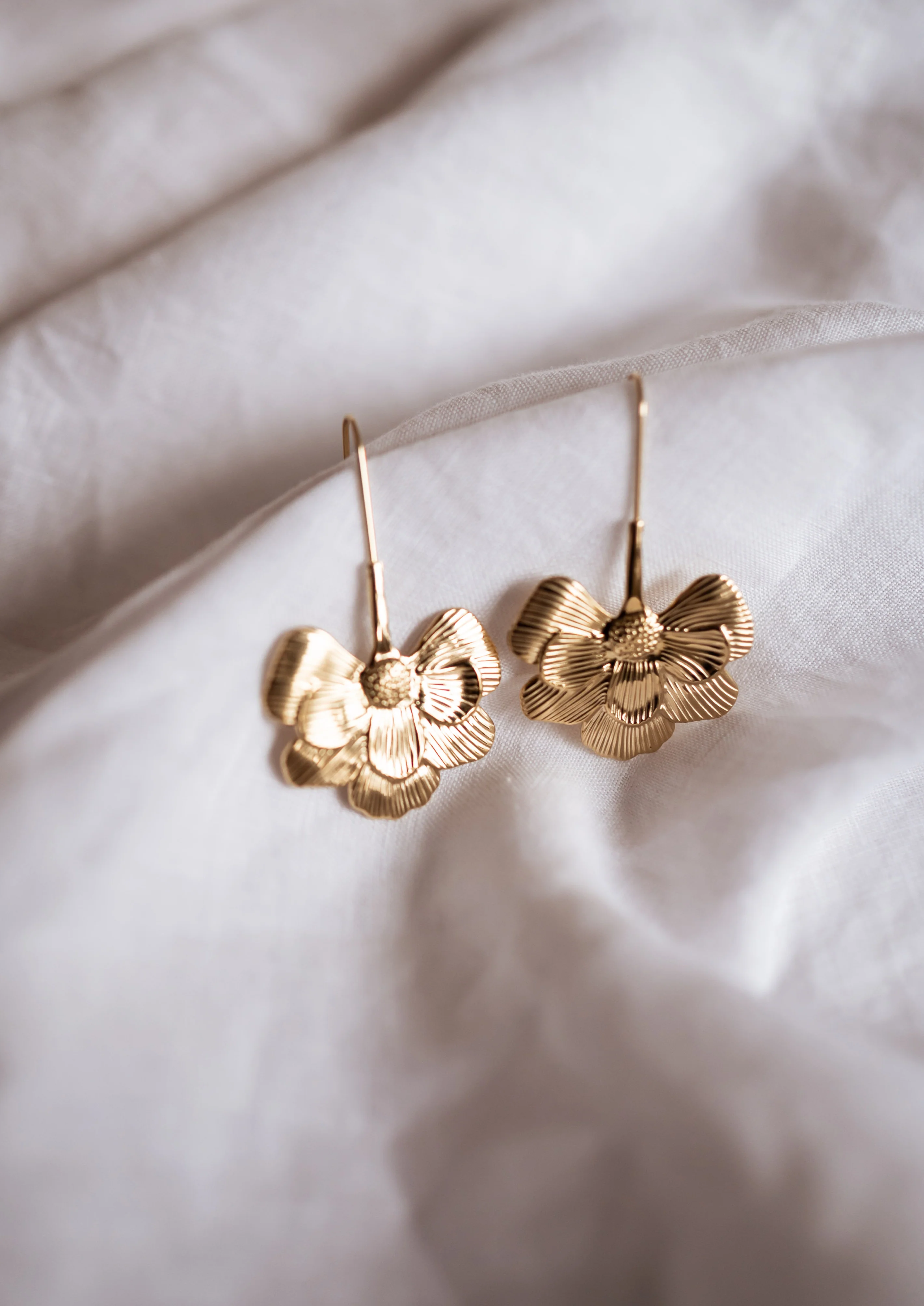 Boucles d'oreilles Miguel - dorées - Image 2