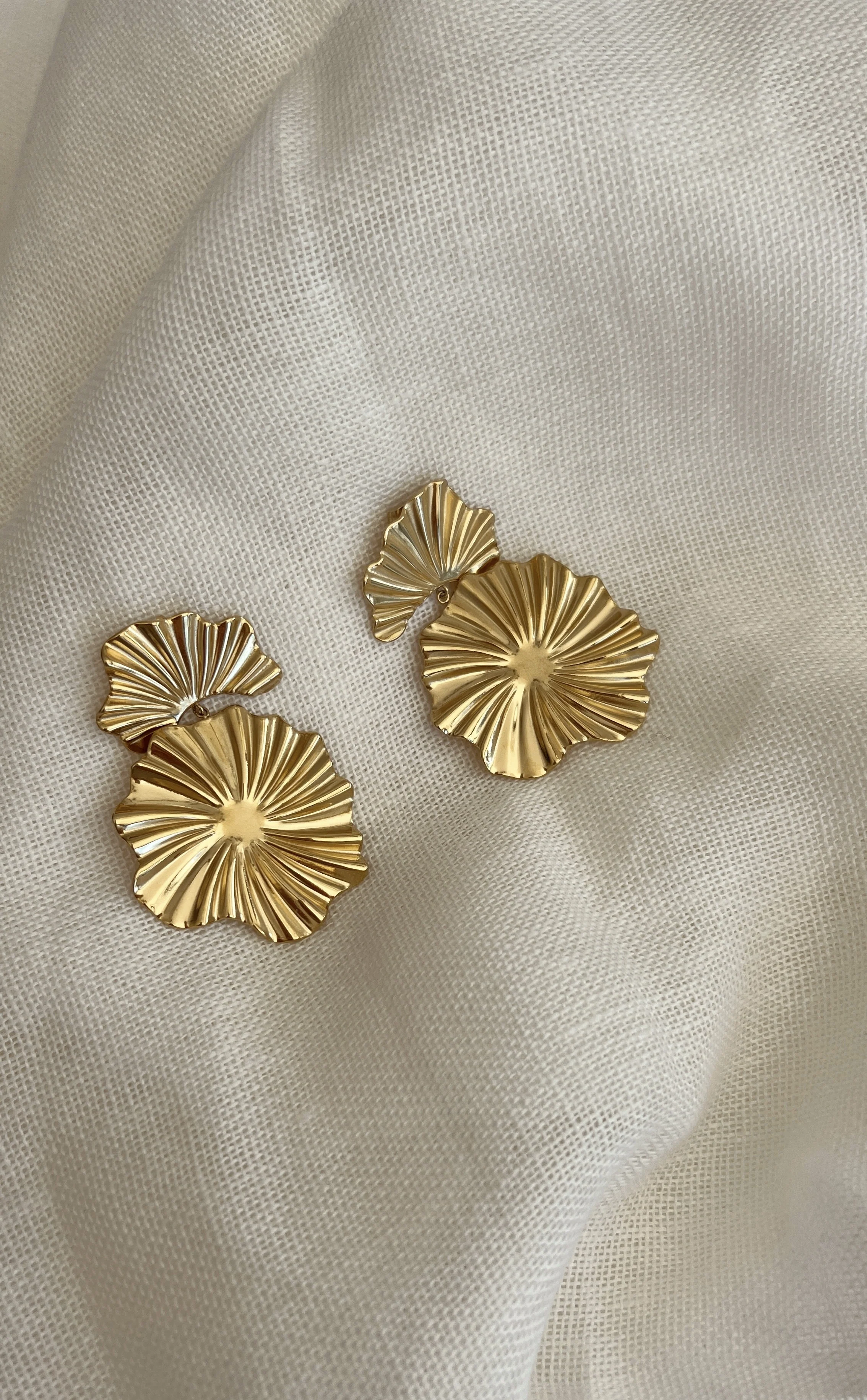 Boucles d’oreilles Vica - dorées - Image 2