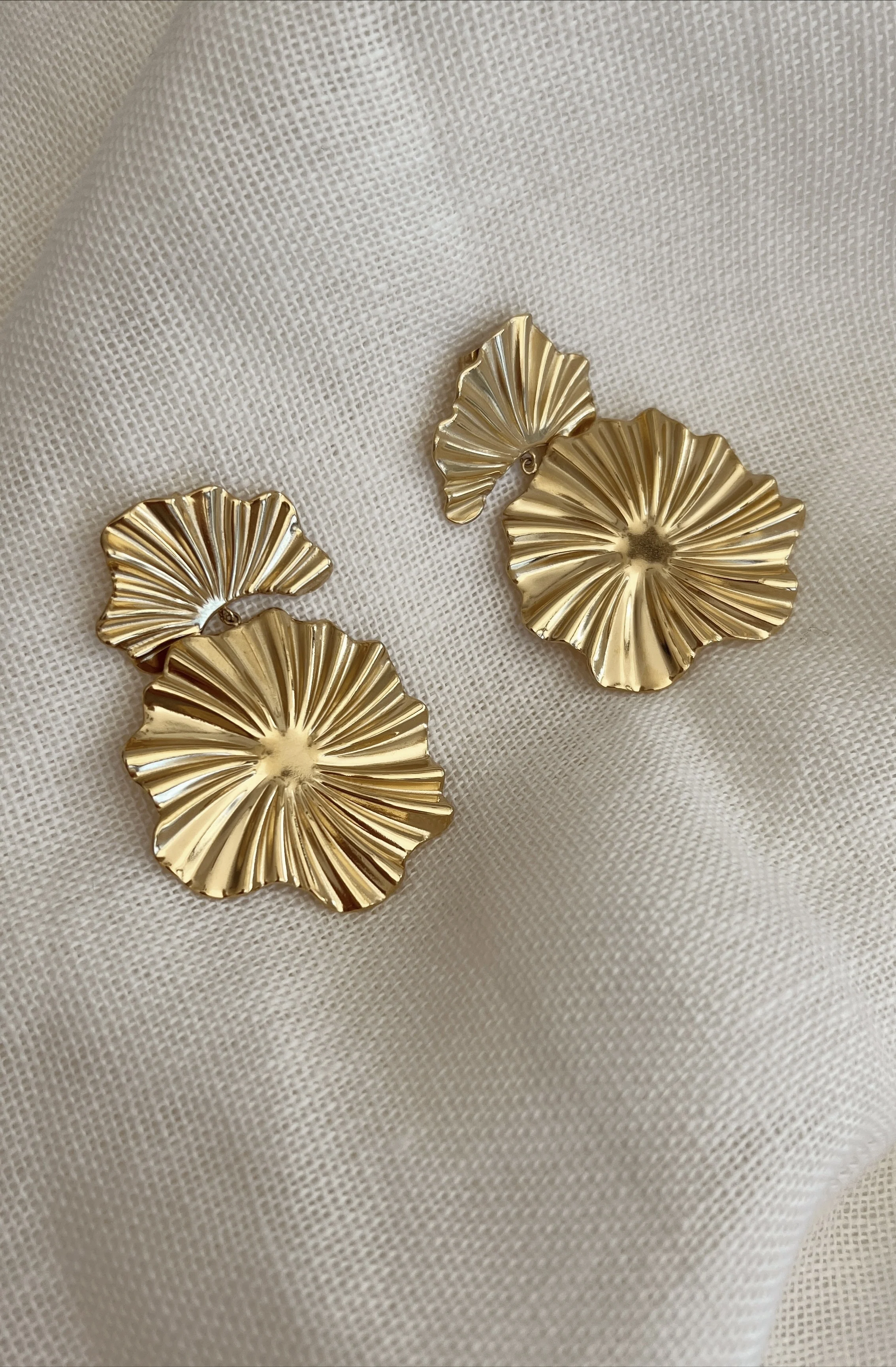 Boucles d’oreilles Vica - dorées - Image 5