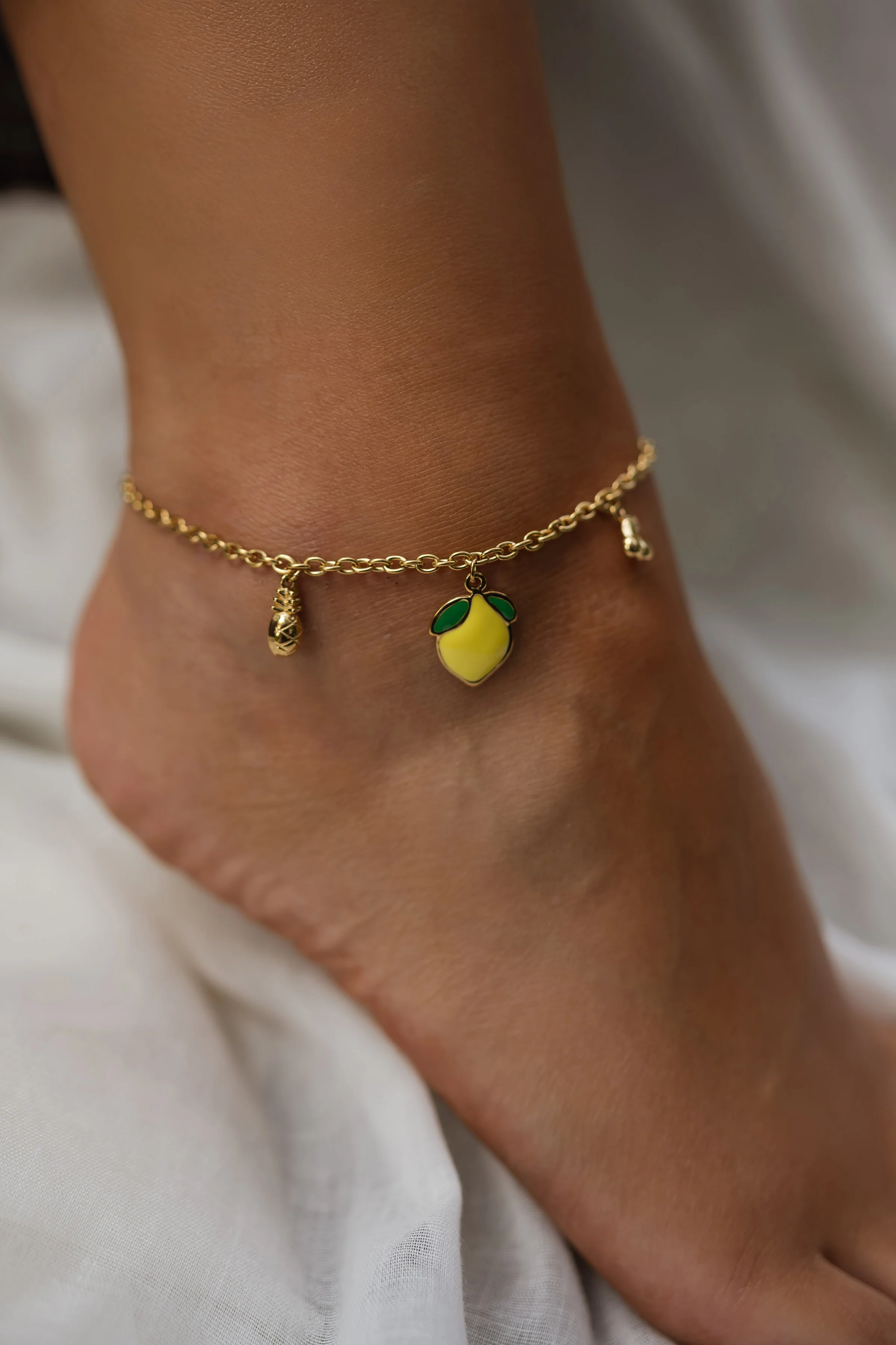 Bracelet de cheville Frola - doré - Image 3