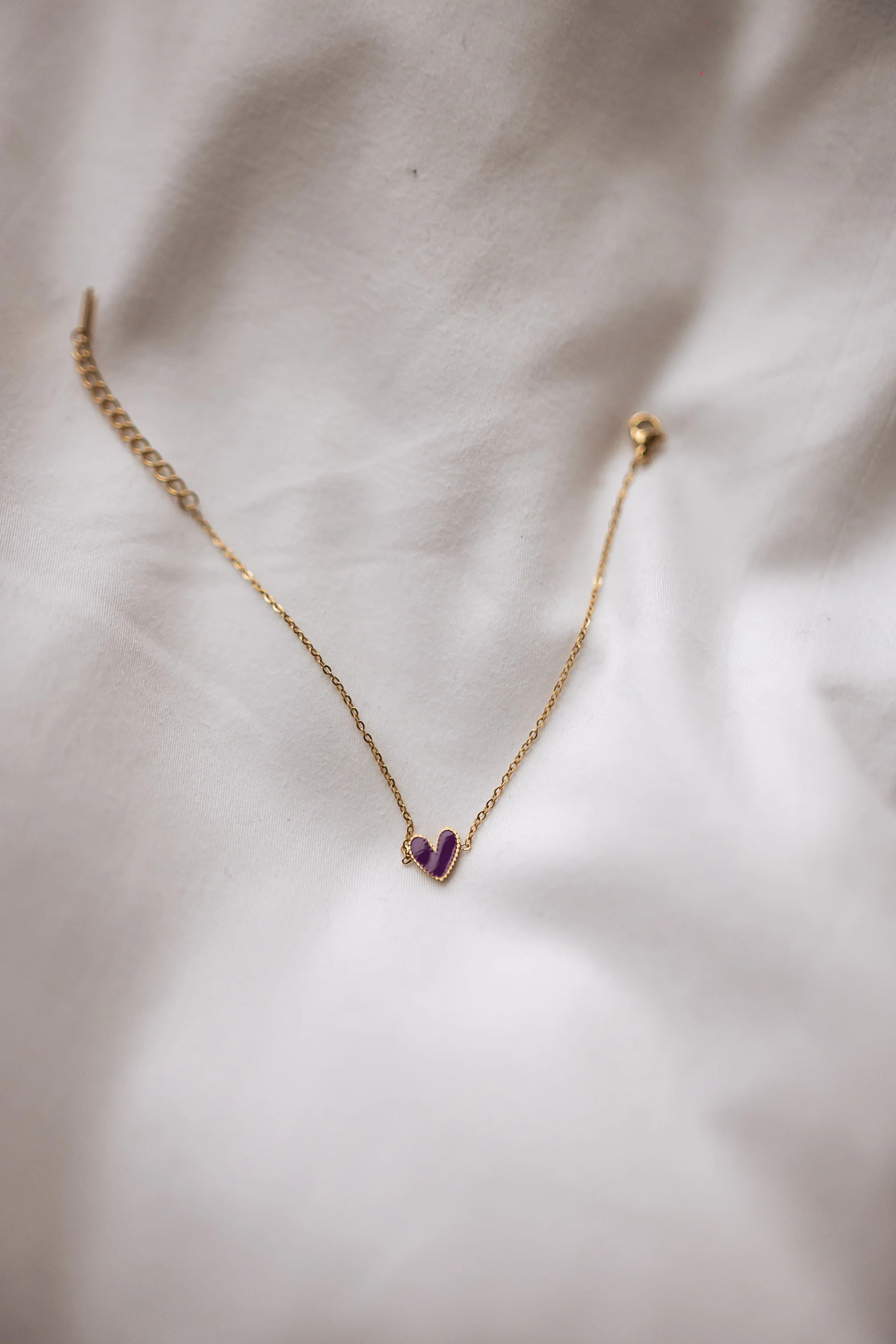 Bracelet Maiwen - doré et violet - Image 3