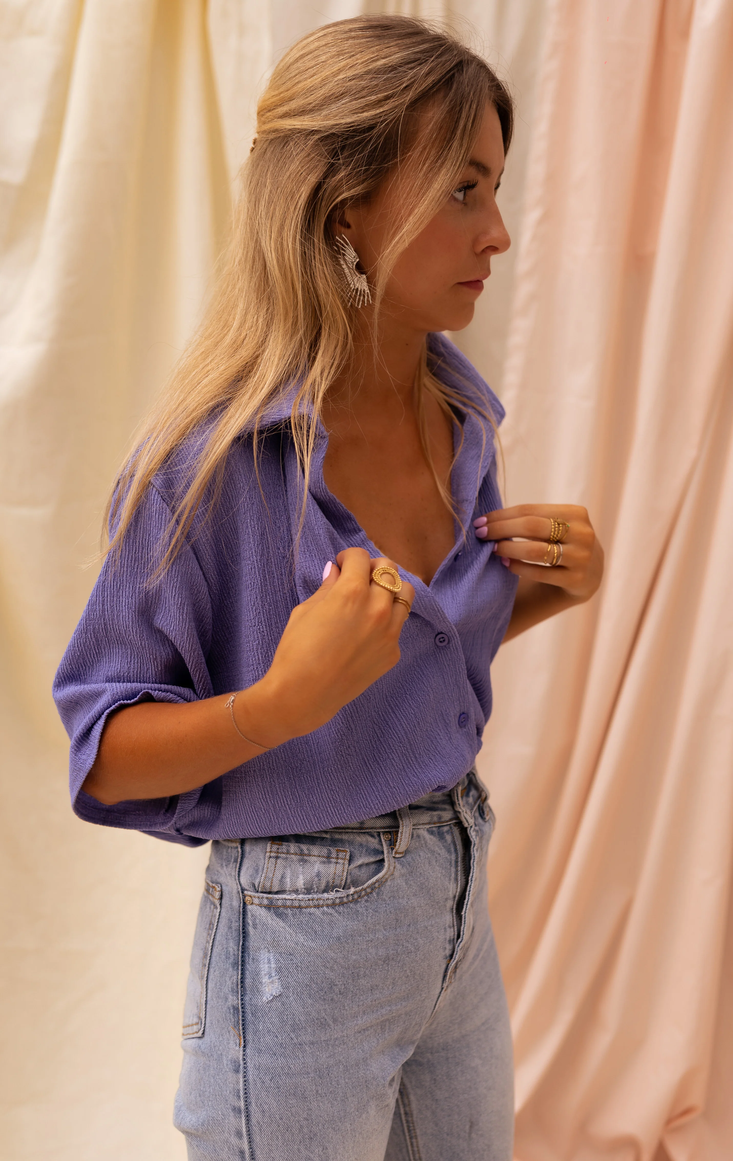 Chemise Bekki - mauve - Image 2