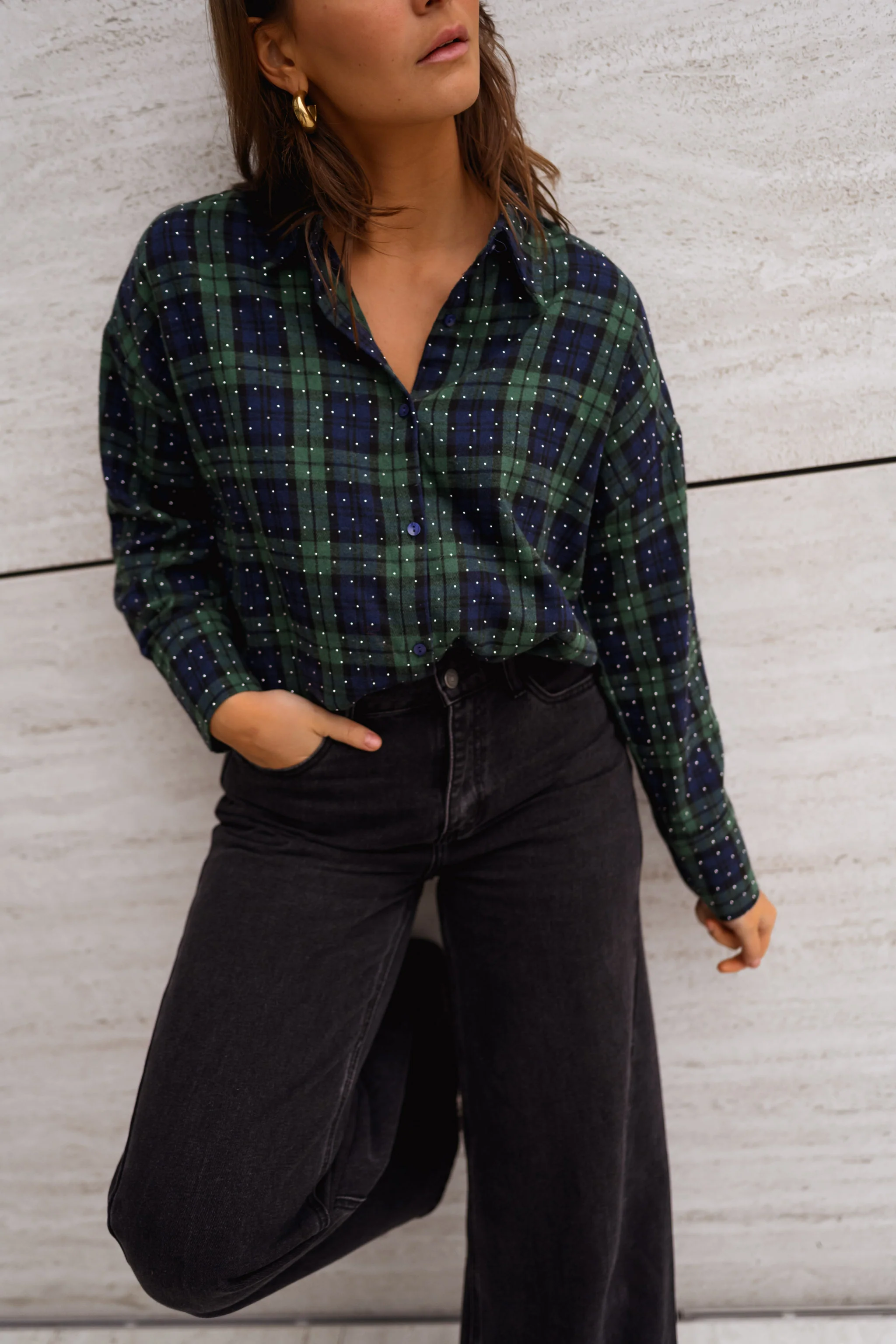 Chemise Dicki - verte à carreaux - Image 11
