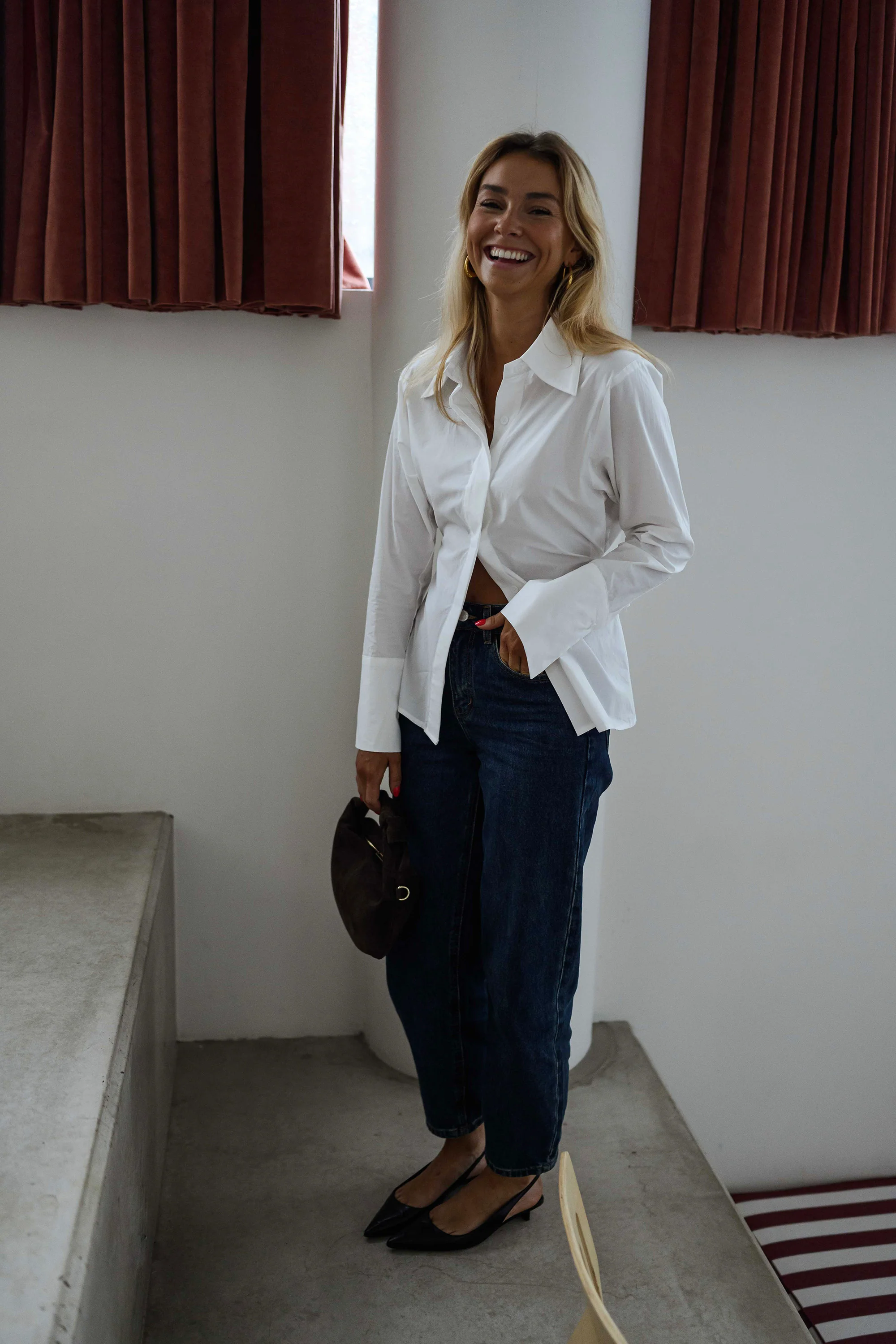 Chemise Evolene - blanche - Image 5