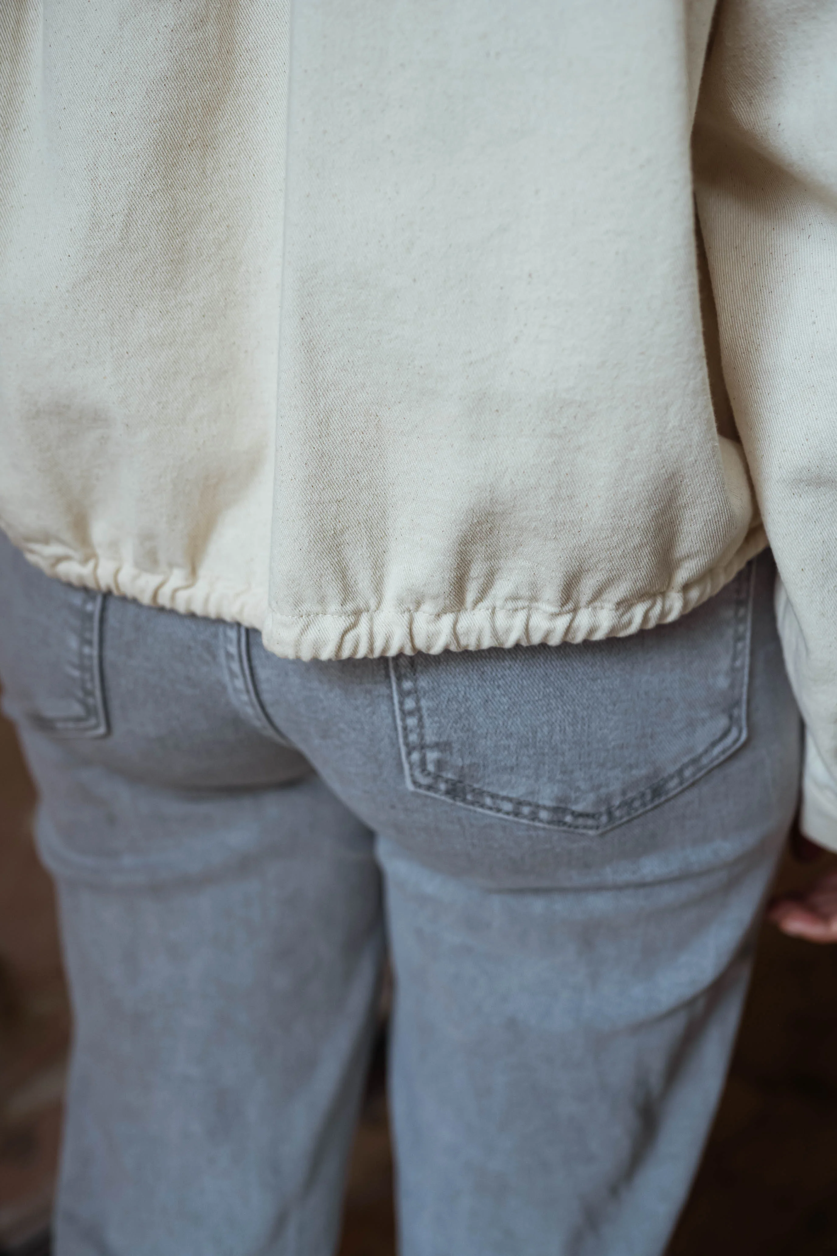 Chemise Hanae - beige en jeans - Image 3