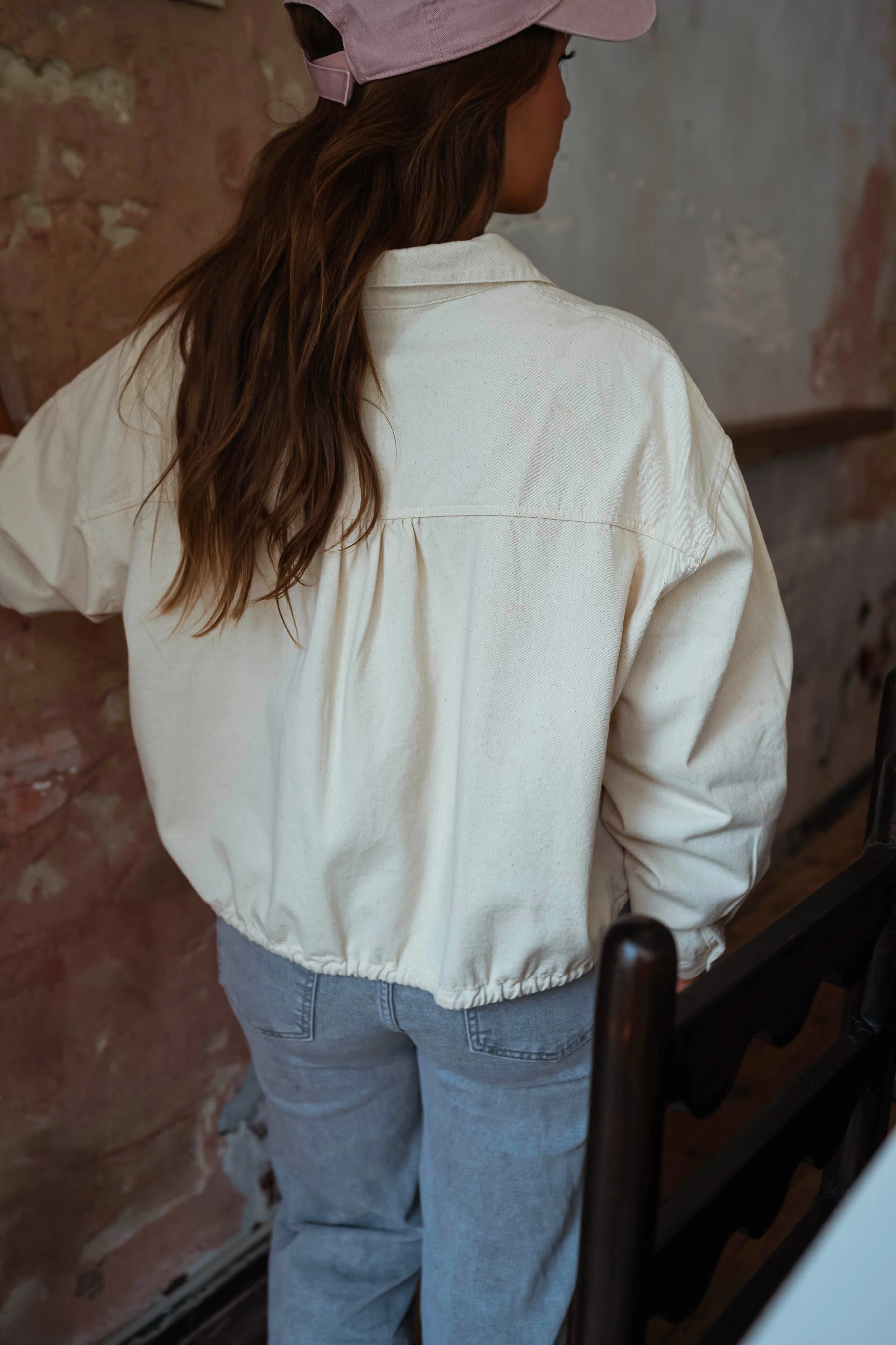 Chemise Hanae - beige en jeans - Image 8
