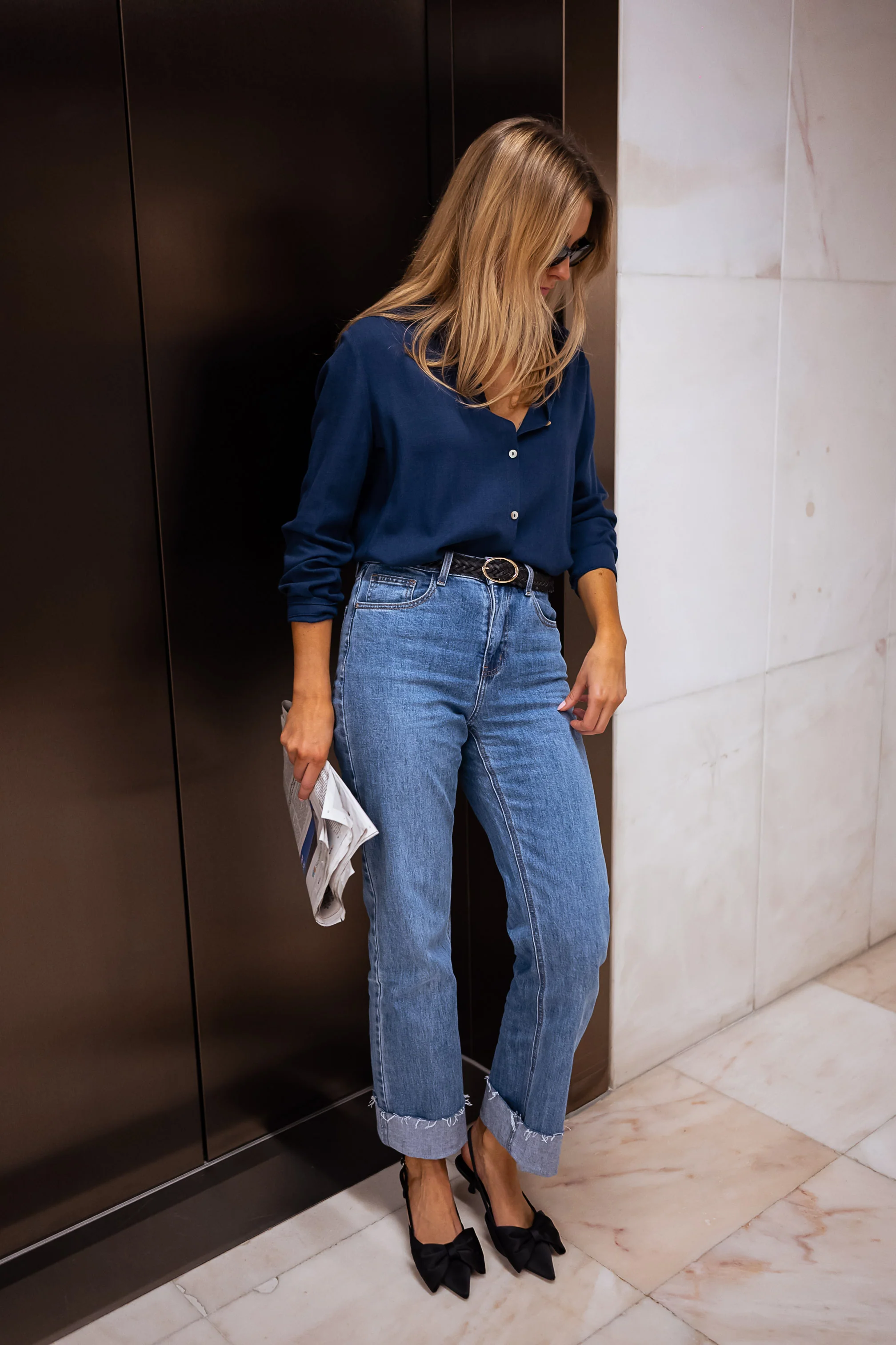 Chemise Sinou - bleue - Image 7
