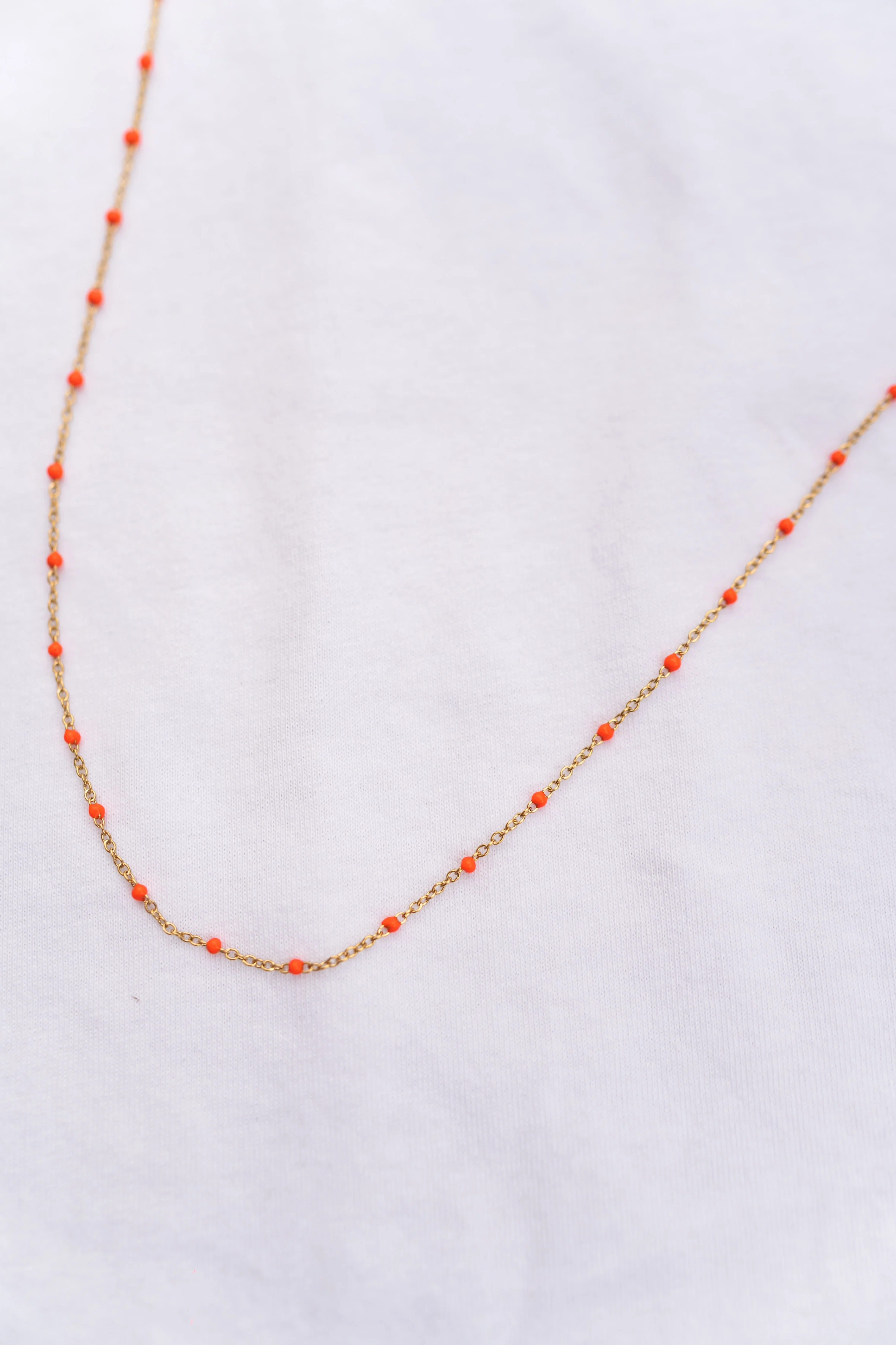 Collier Mary - orange - Image 4