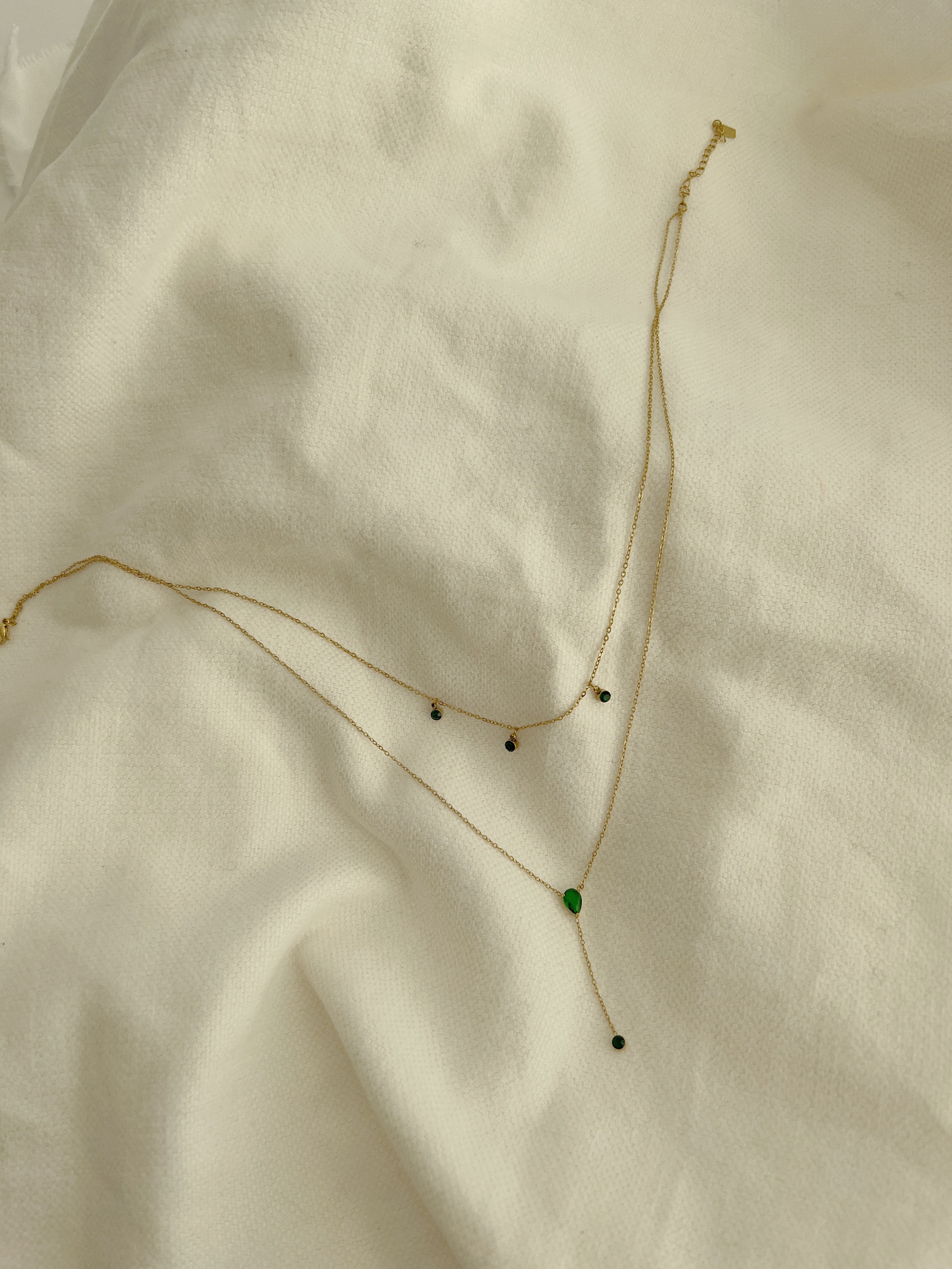 Collier Sula - doré et vert - Image 2