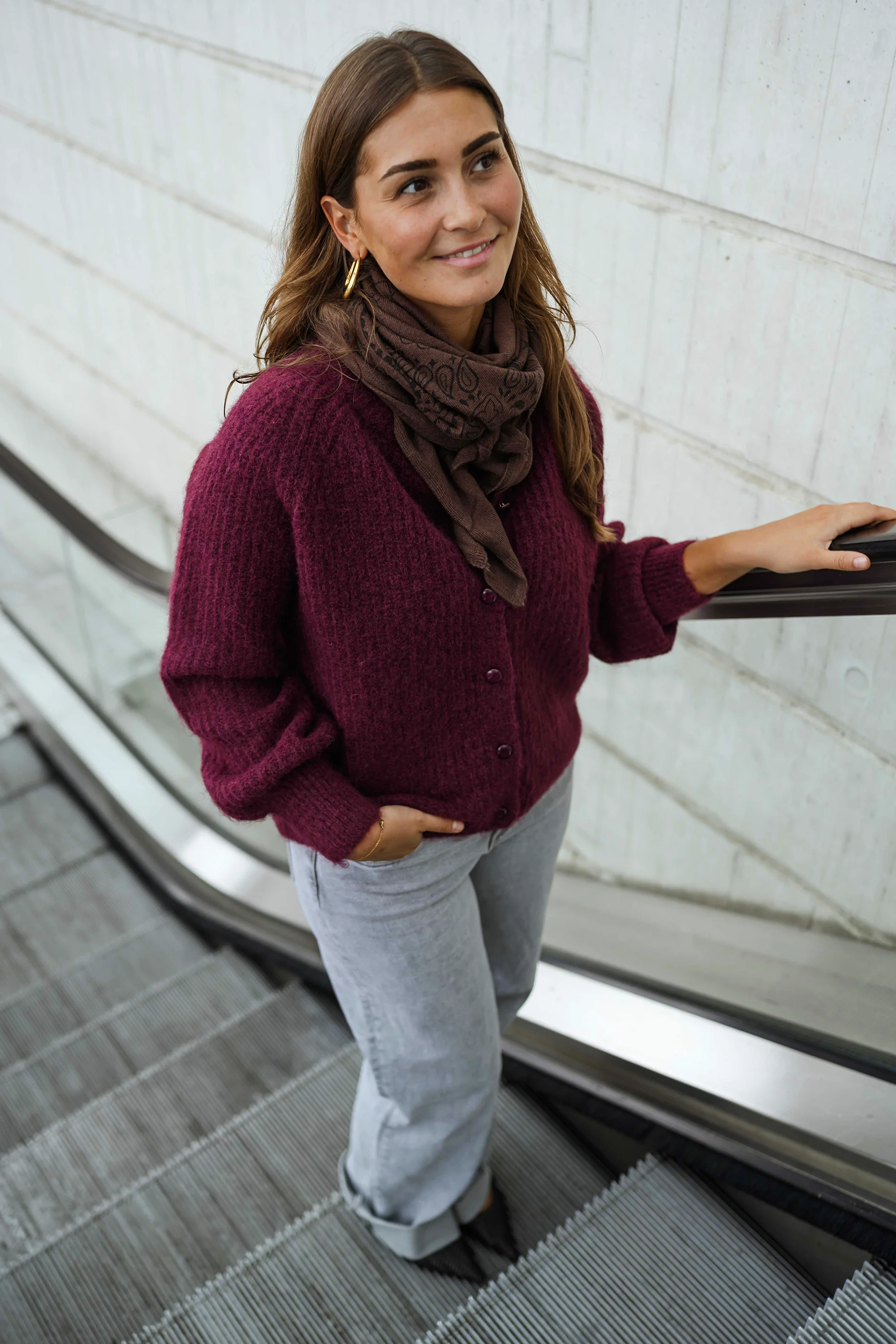 Foulard Silane - chocolat - Image 3