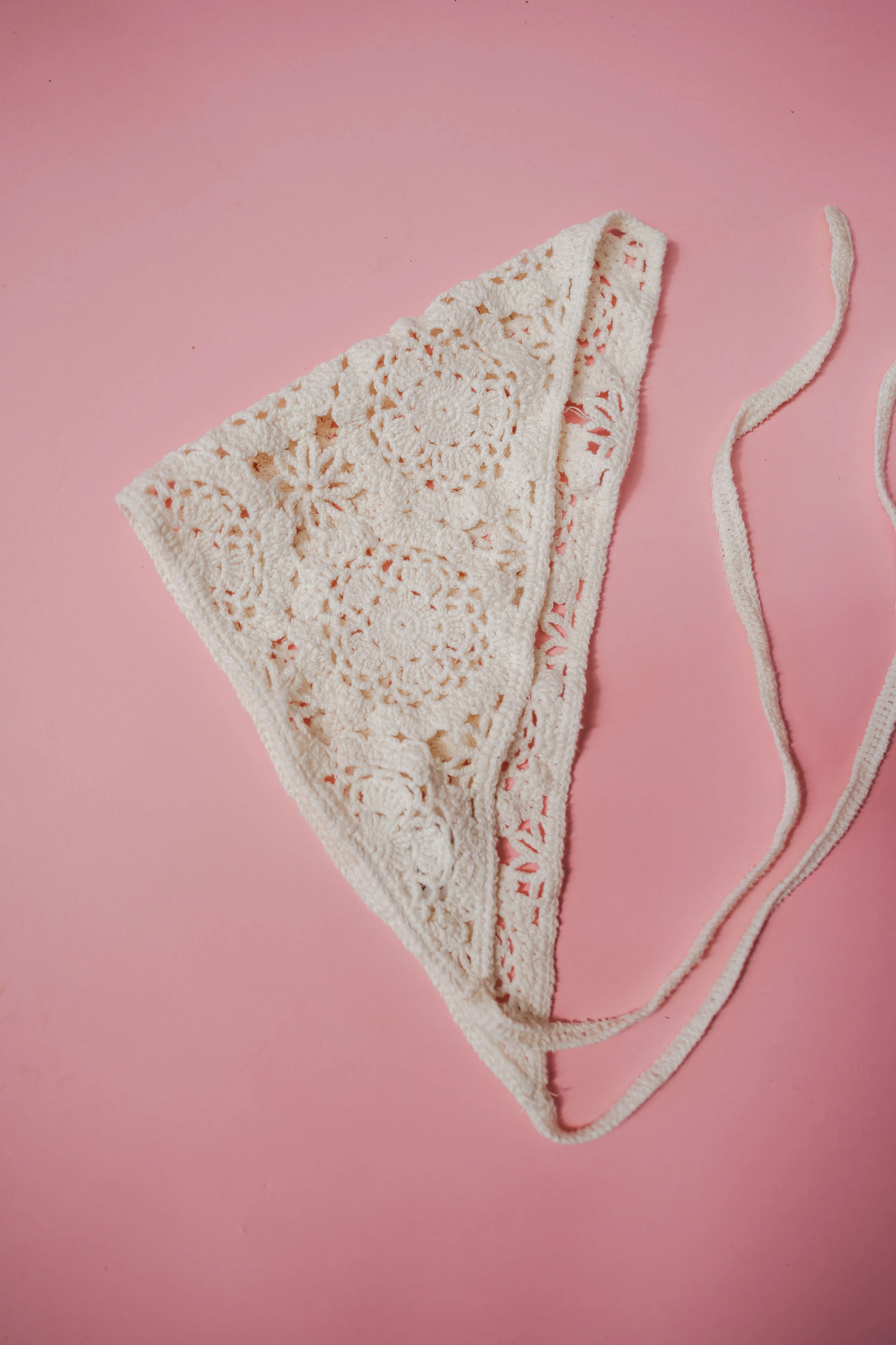Foulard Tatia - écru en crochet - Image 4
