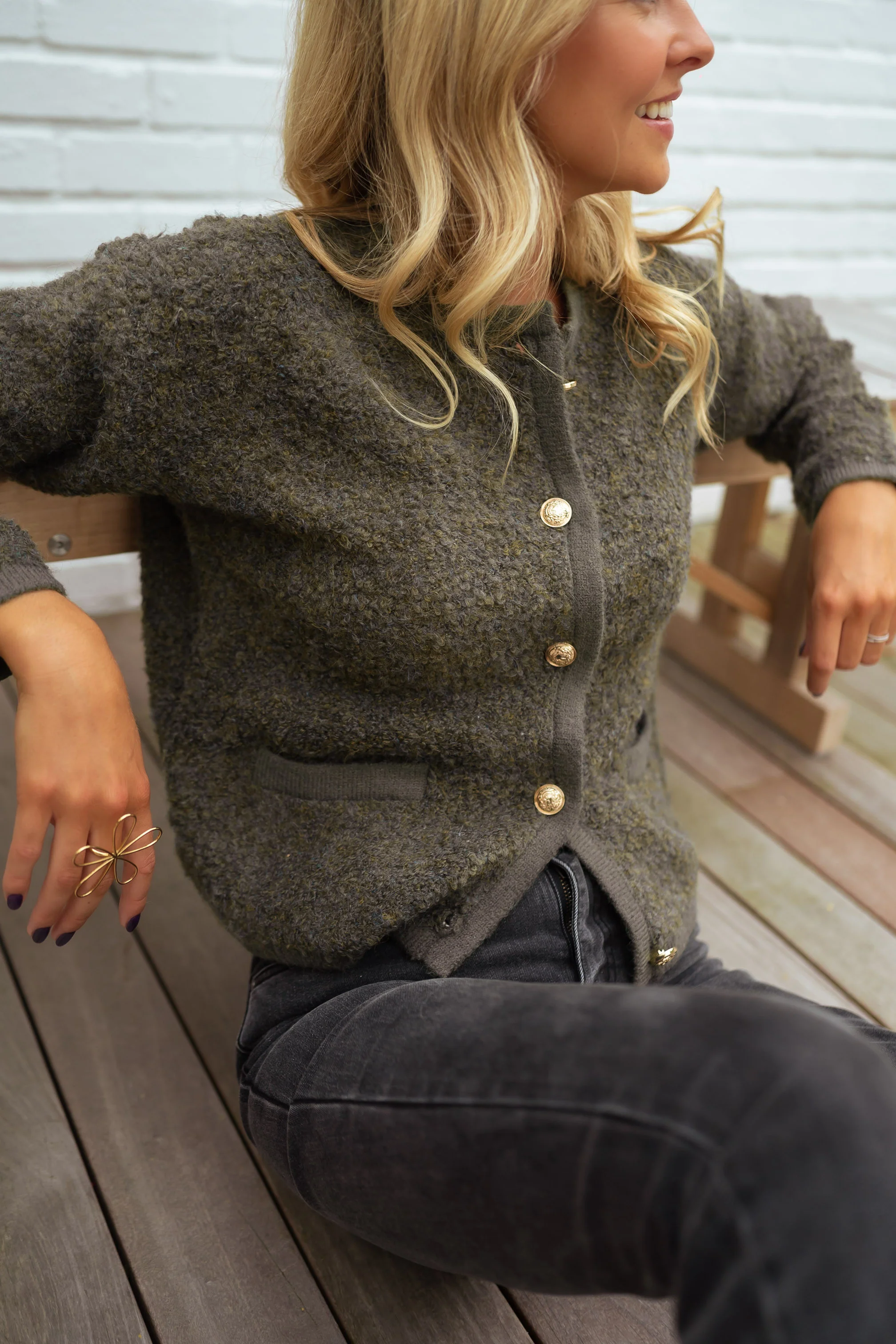 Gilet Chlo - kaki - Image 4