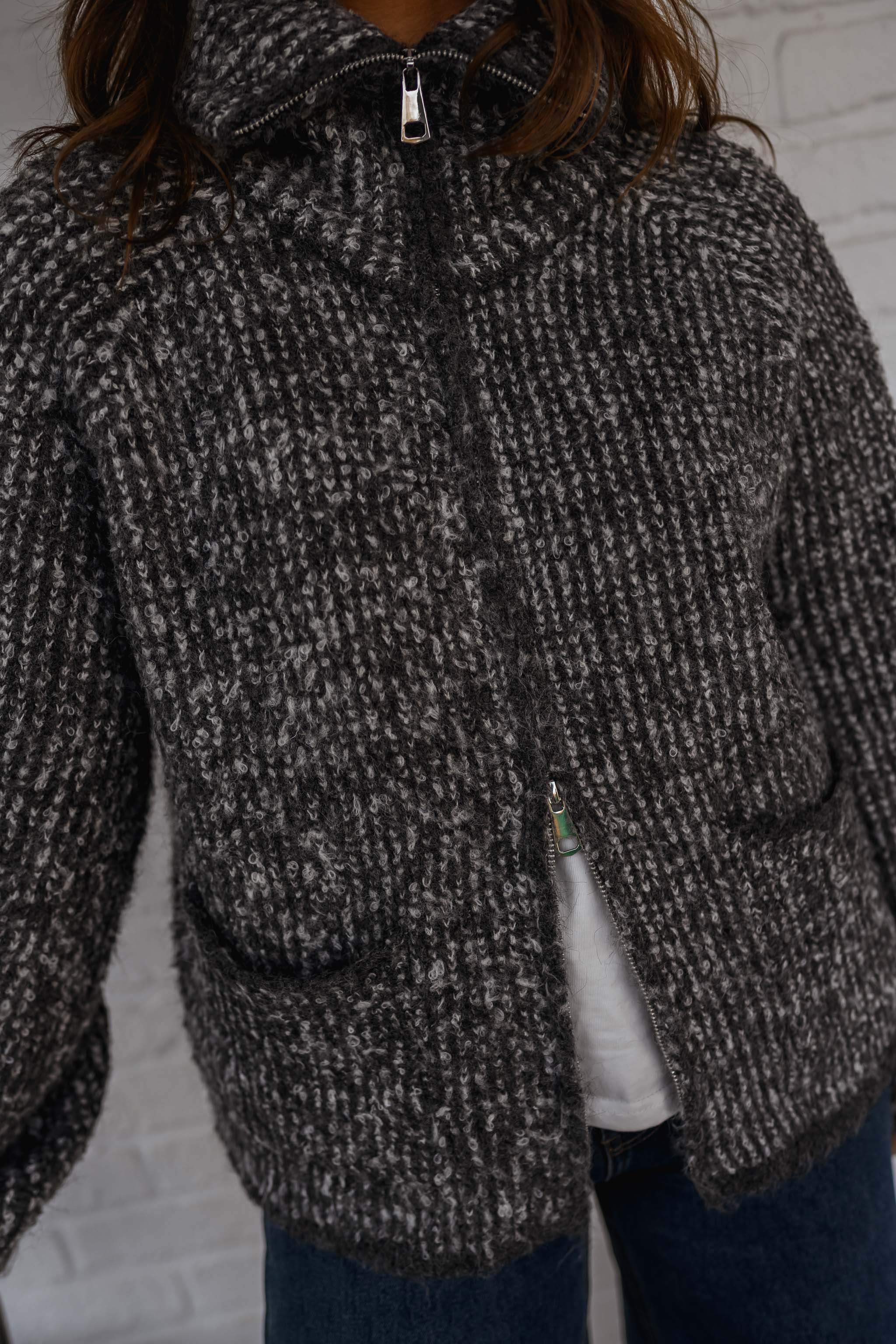 Gilet Feyre - gris chiné - Image 9
