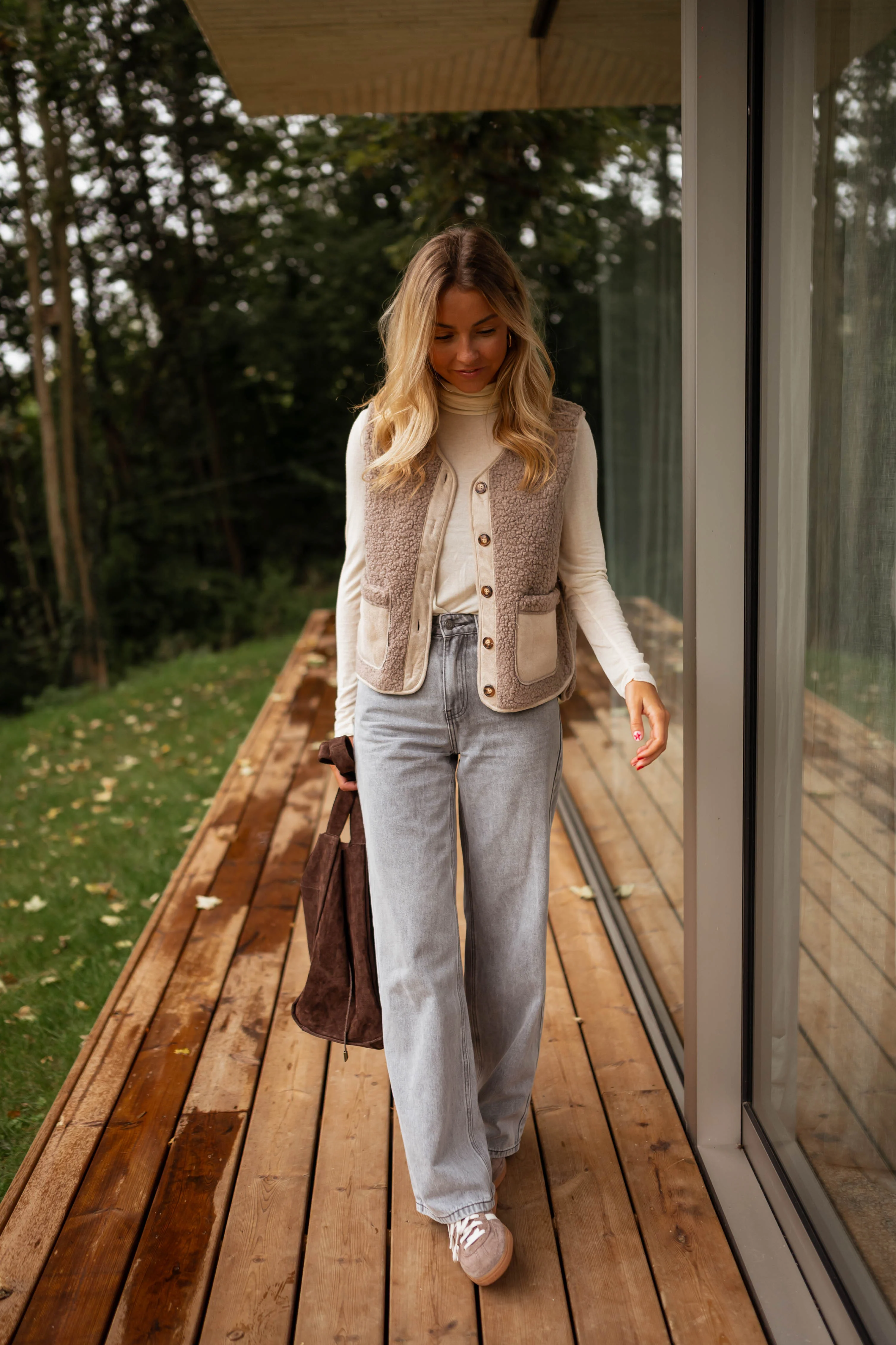 Gilet Ghislain - taupe - Image 9
