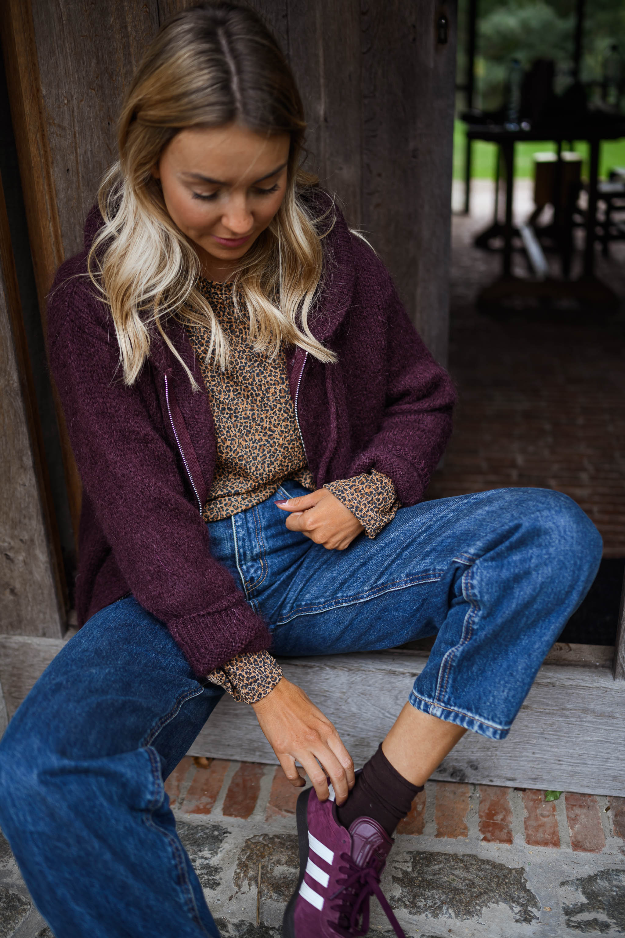 Gilet Jayde - prune - Image 5