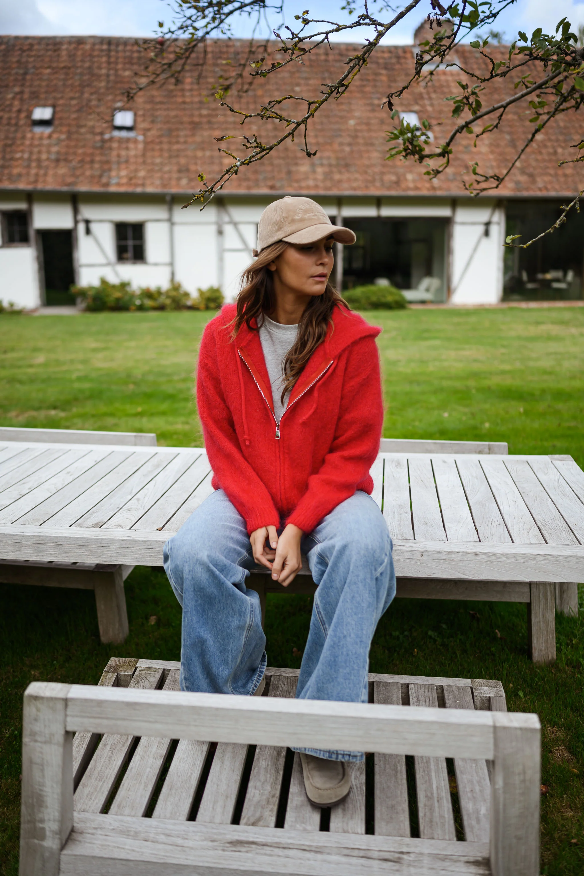 Gilet Jayde - rouge - Image 3