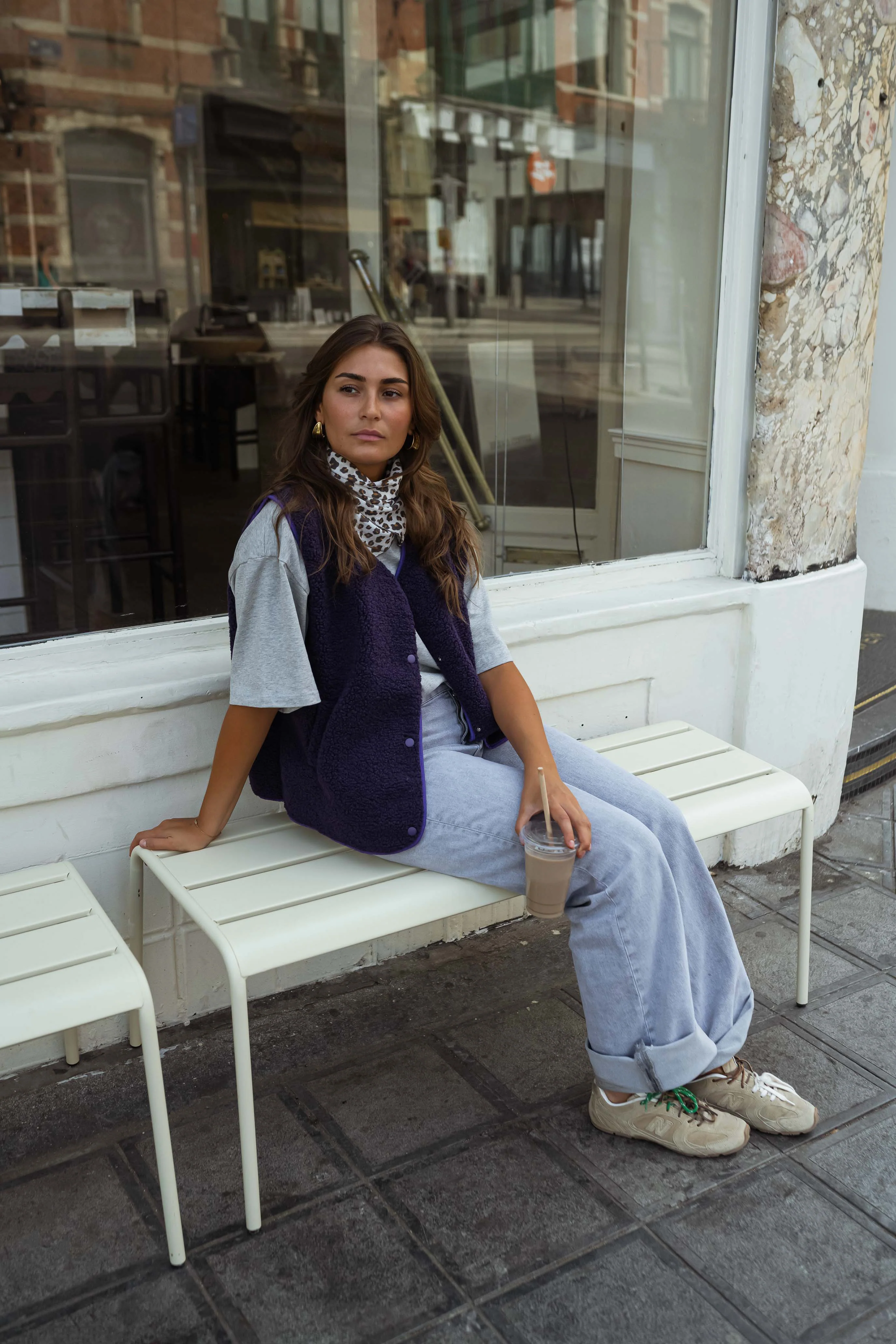 Gilet Kara - mauve - Image 9