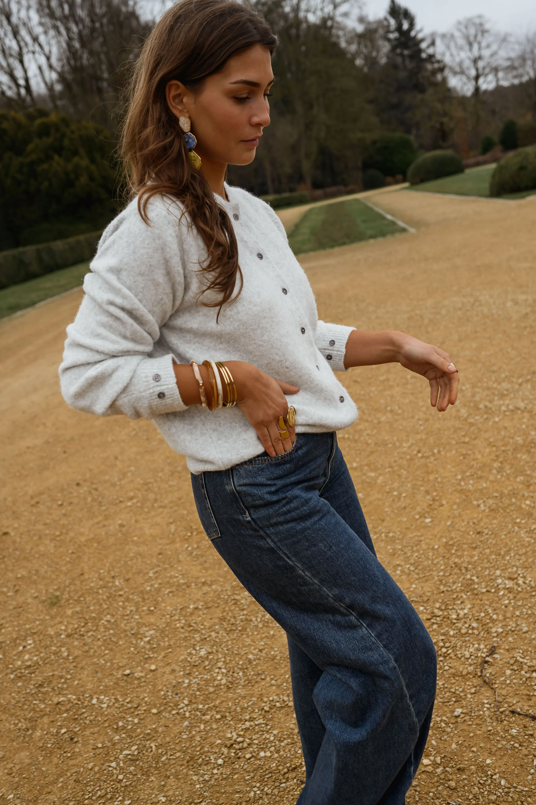 Gilet Kate - gris - Image 8