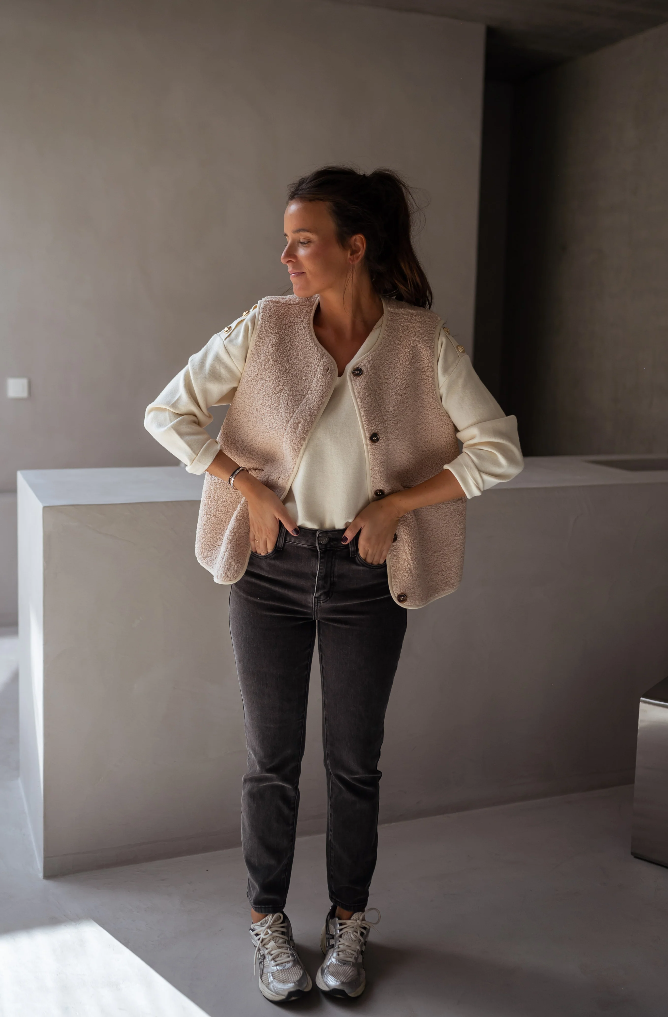 Gilet Pablo - beige - Image 3