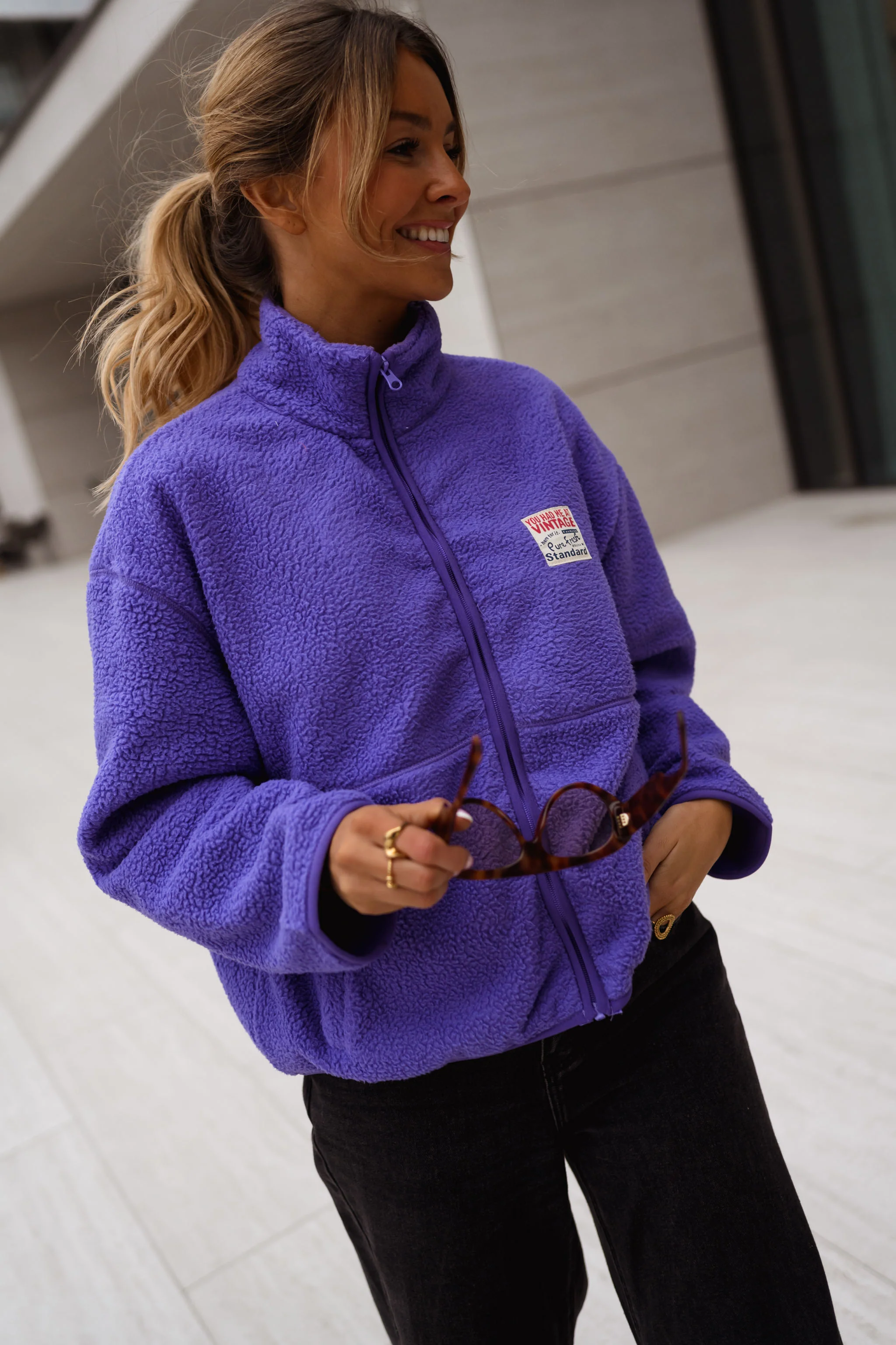 Gilet Polaire Sevan - mauve - Image 4