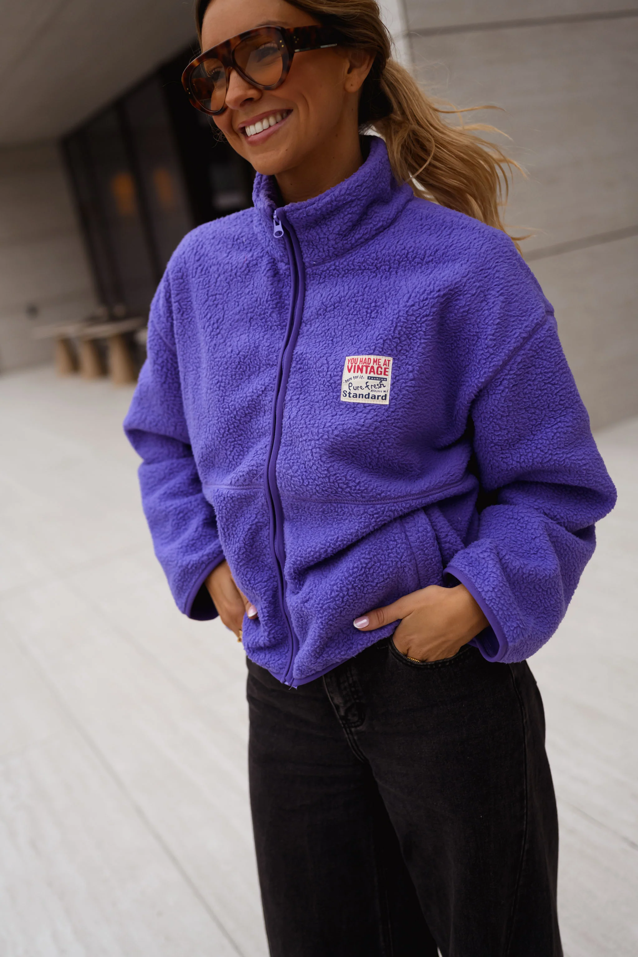 Gilet Polaire Sevan - mauve - Image 7