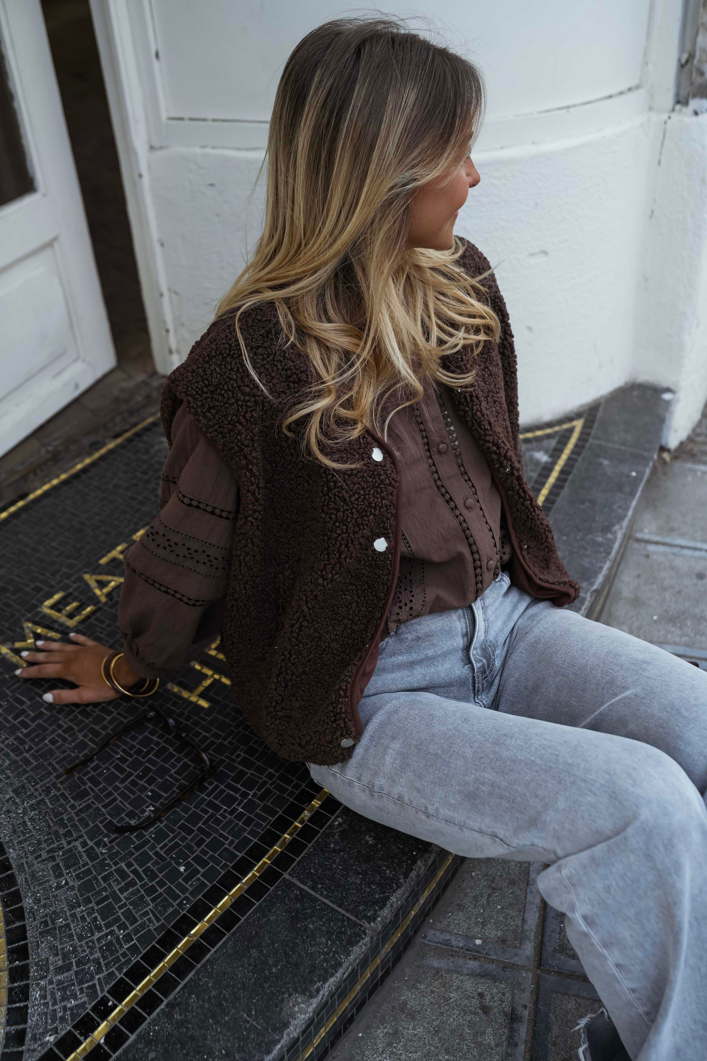 Gilet Taoh - brun - Image 11