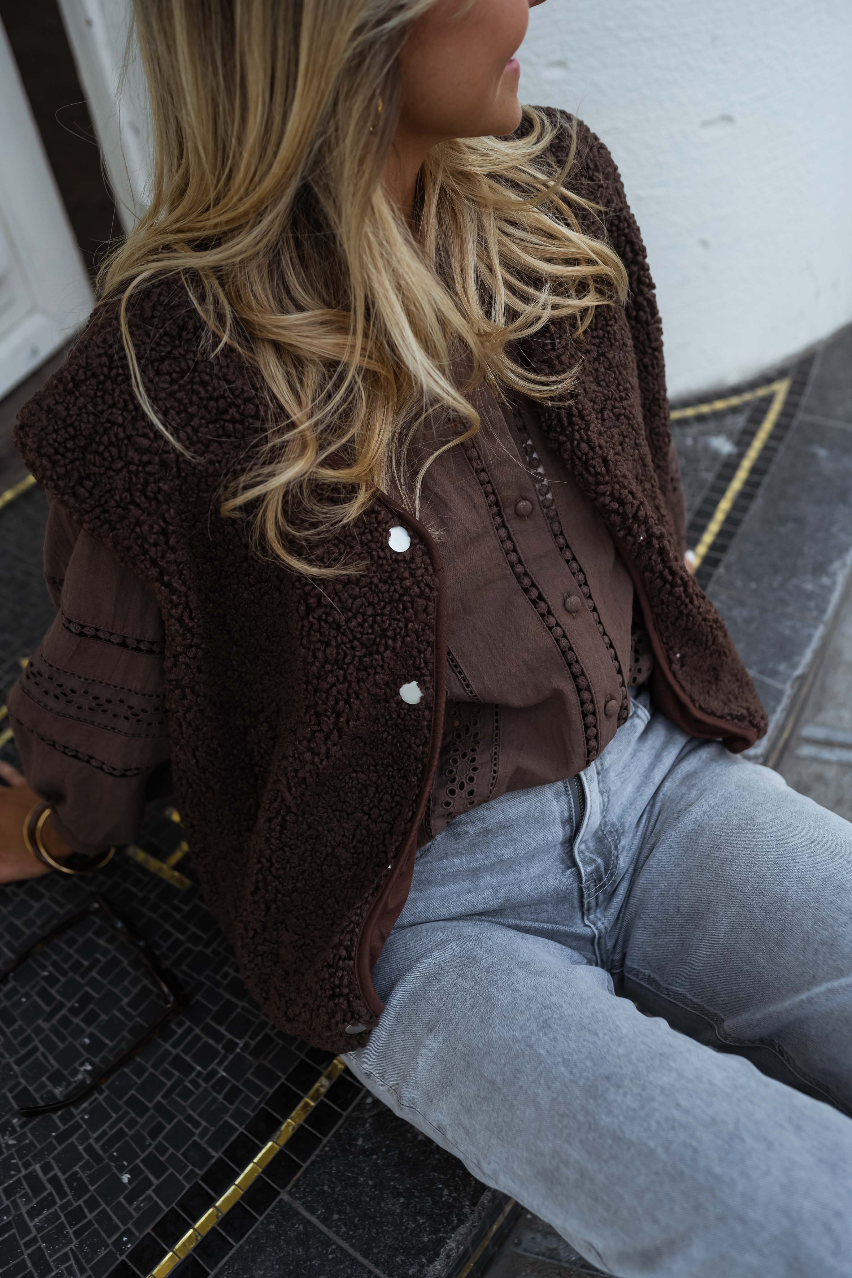 Gilet Taoh - brun - Image 5