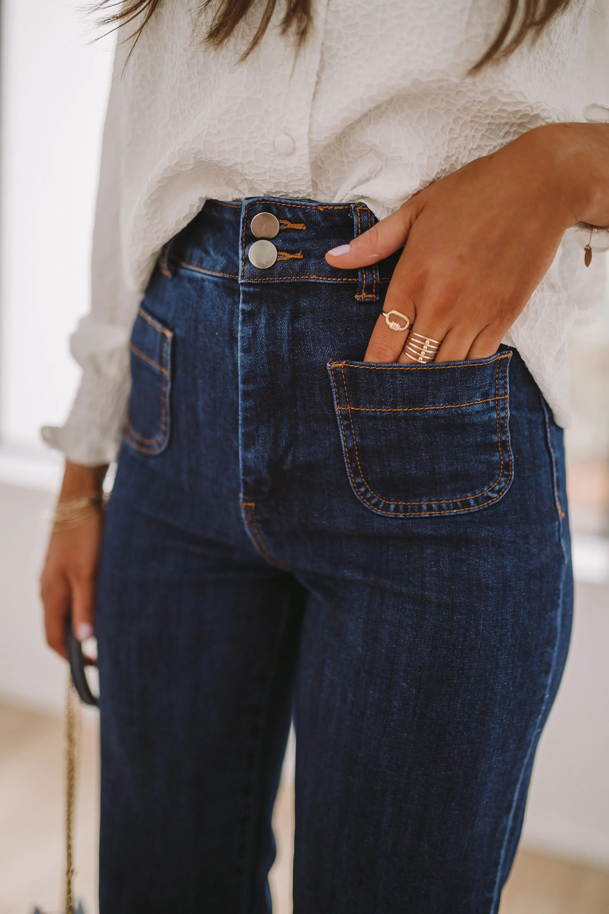 Jeans Hugues - bleu foncé - Image 3