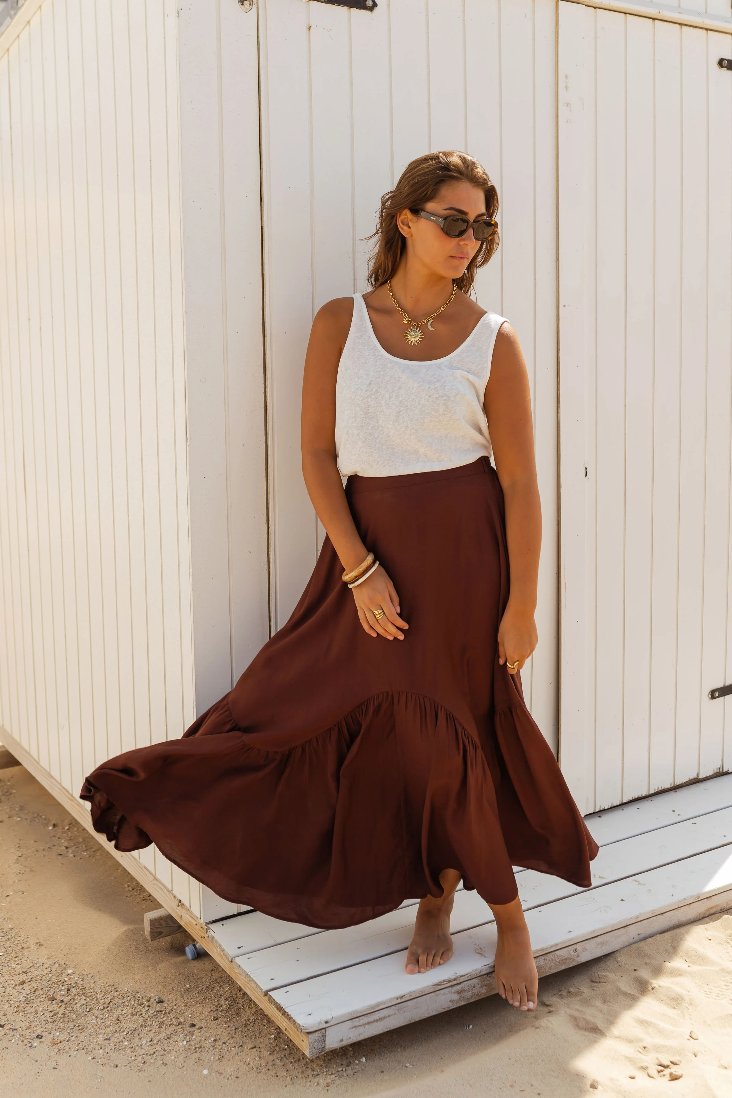 Jupe Manhattan - brune - Image 10