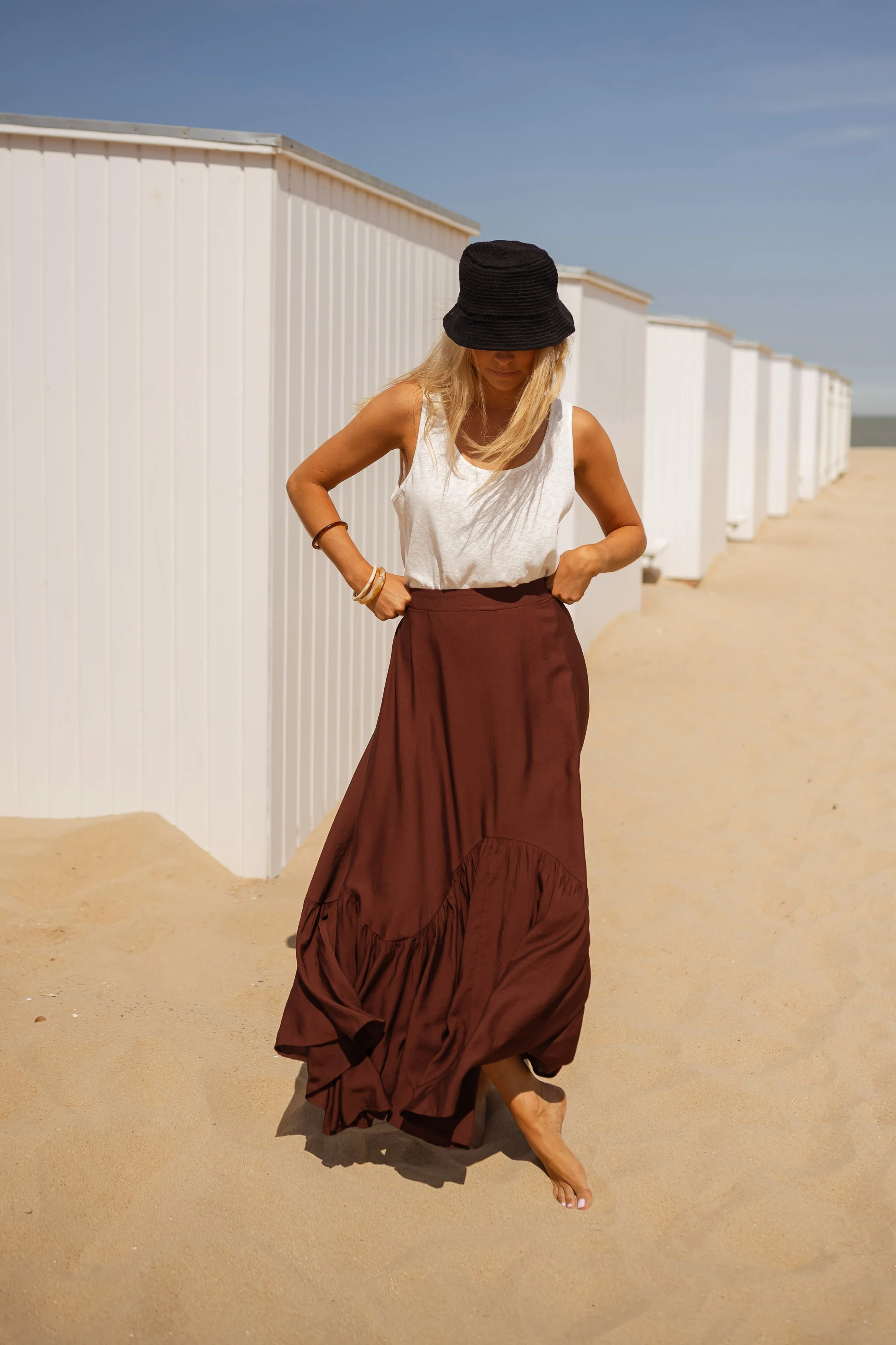 Jupe Manhattan - brune - Image 4